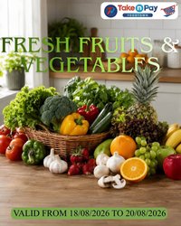 TAKE N PAY specials - From Tuesday 18 Aug 2026