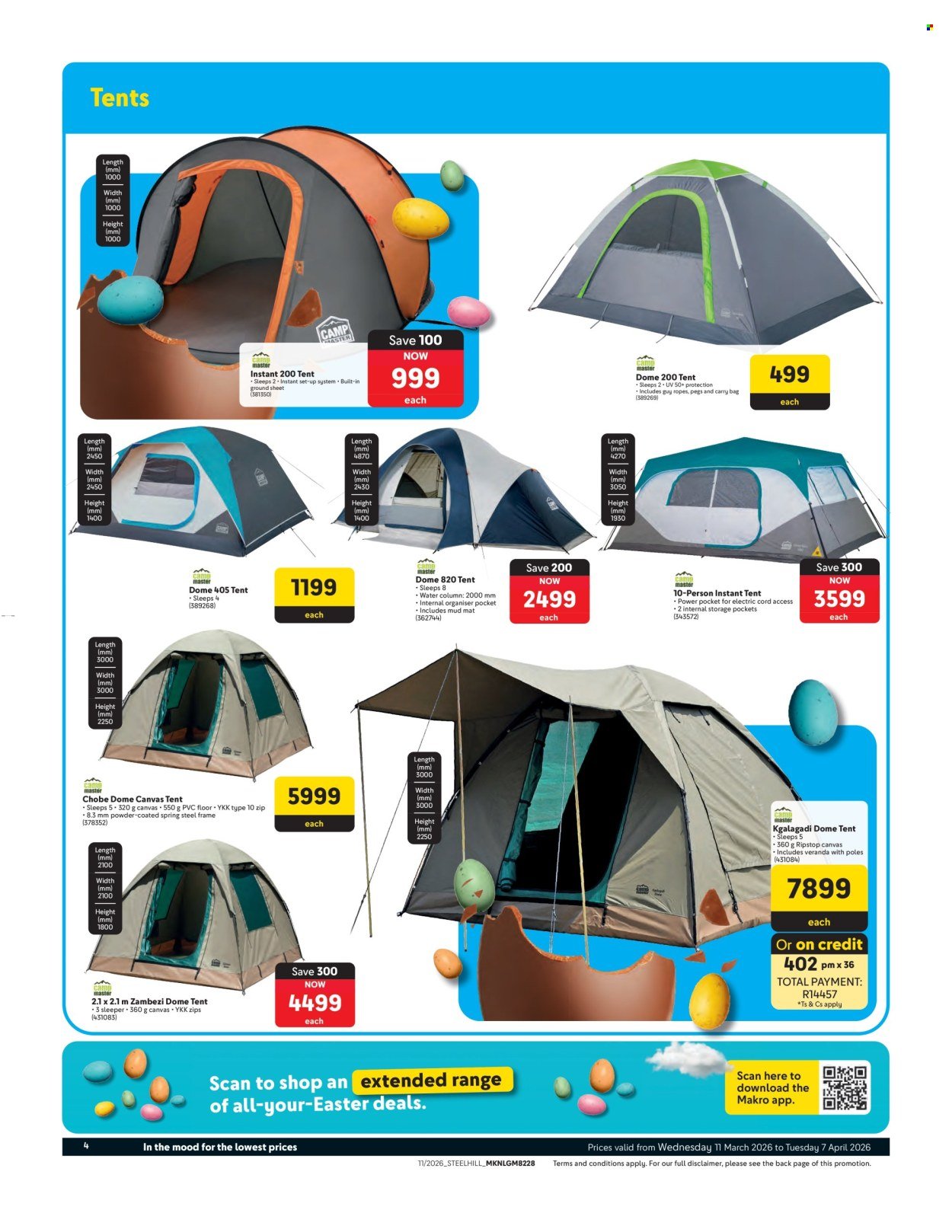 MAKRO specials - Camping (2026-03-11 - 2026-04-07) | 4