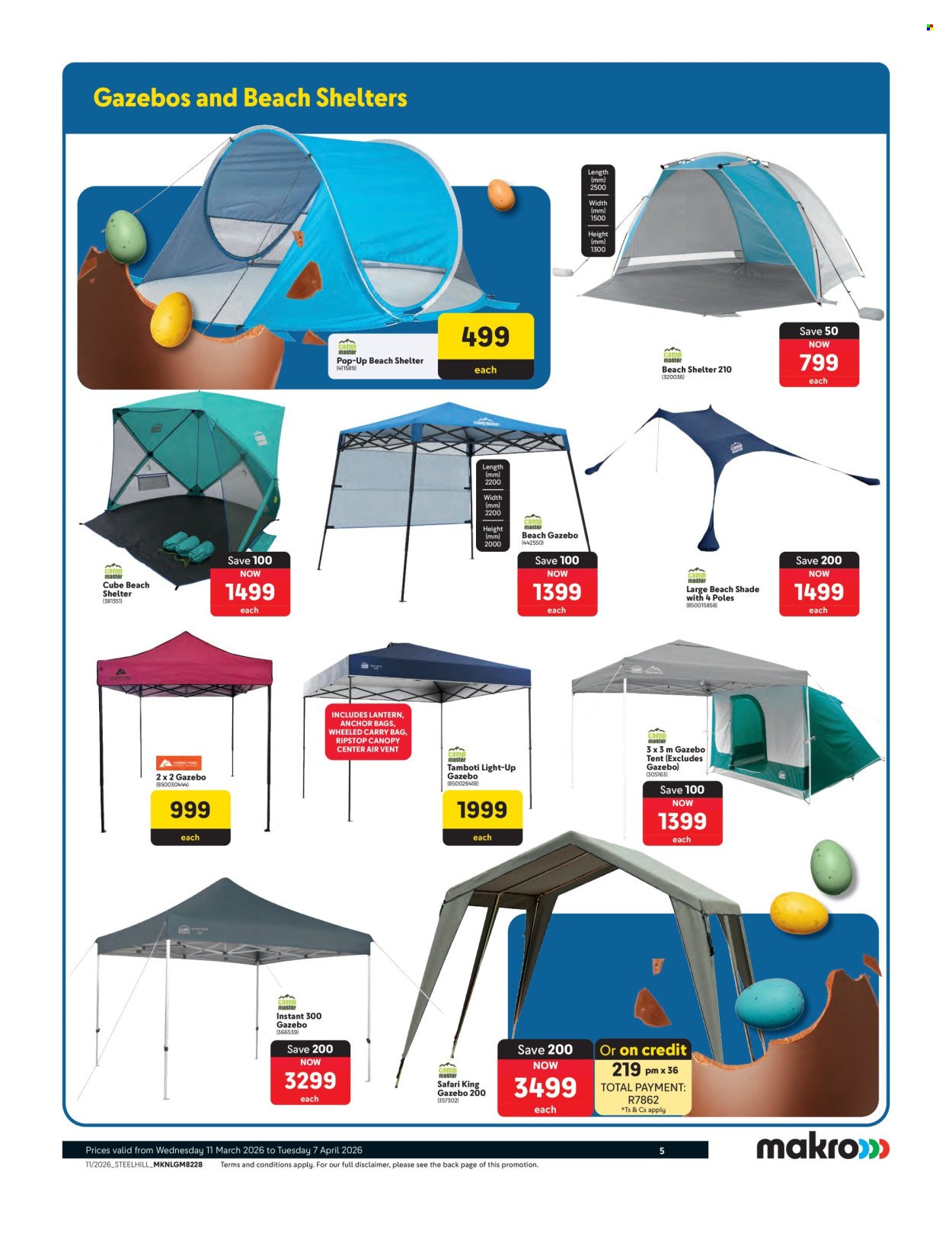 MAKRO specials - Camping (2026-03-11 - 2026-04-07) | 5