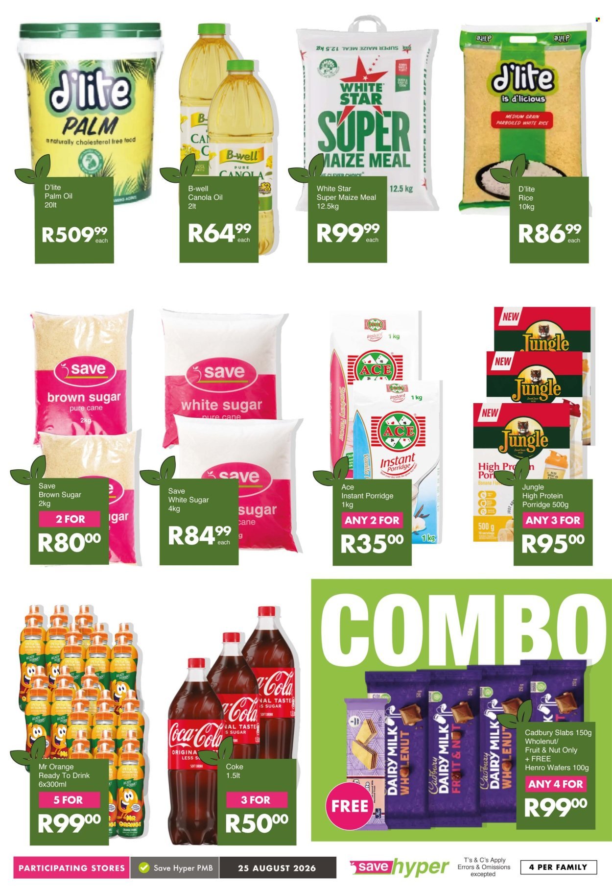SAVE specials - From Tuesday 25 Aug 2026