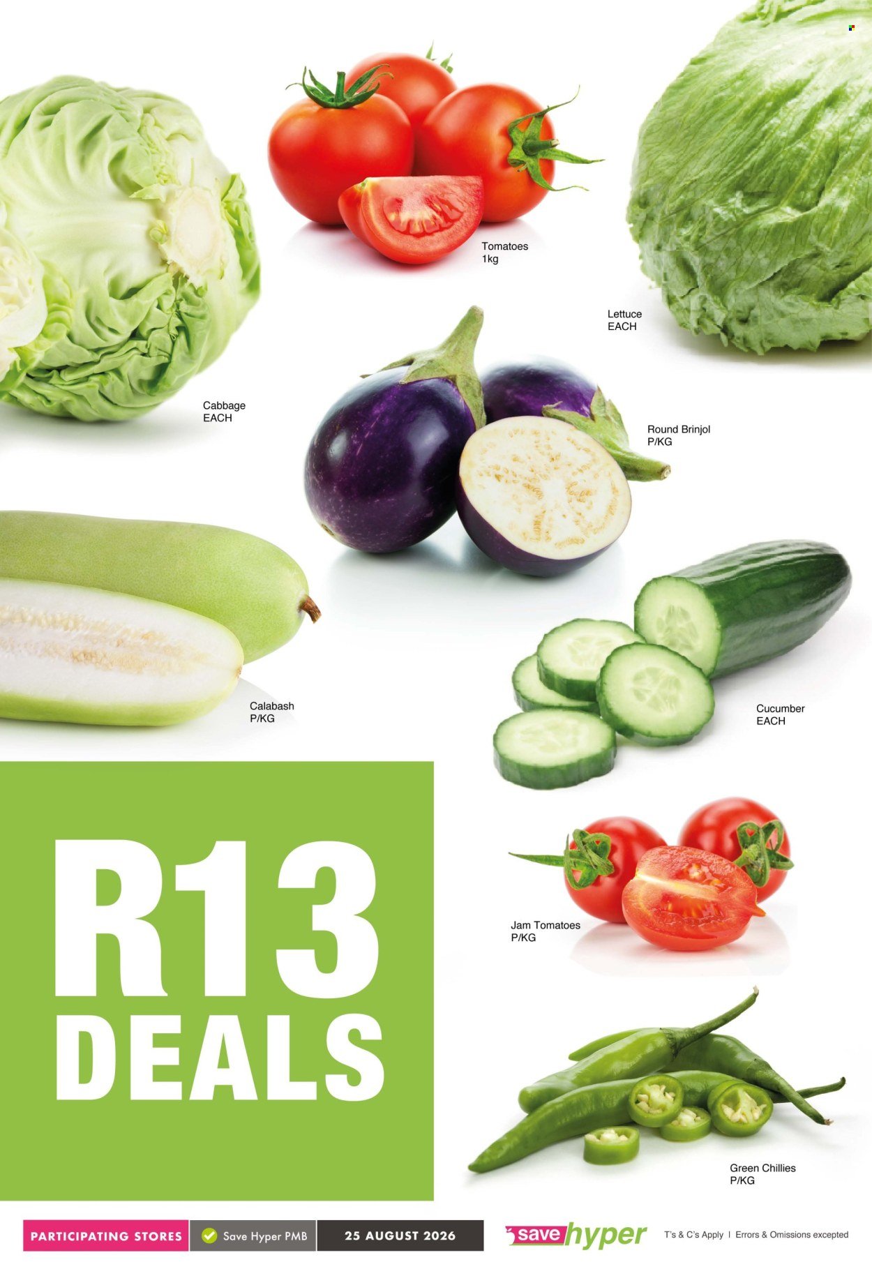 SAVE specials - From Tuesday 25 Aug 2026