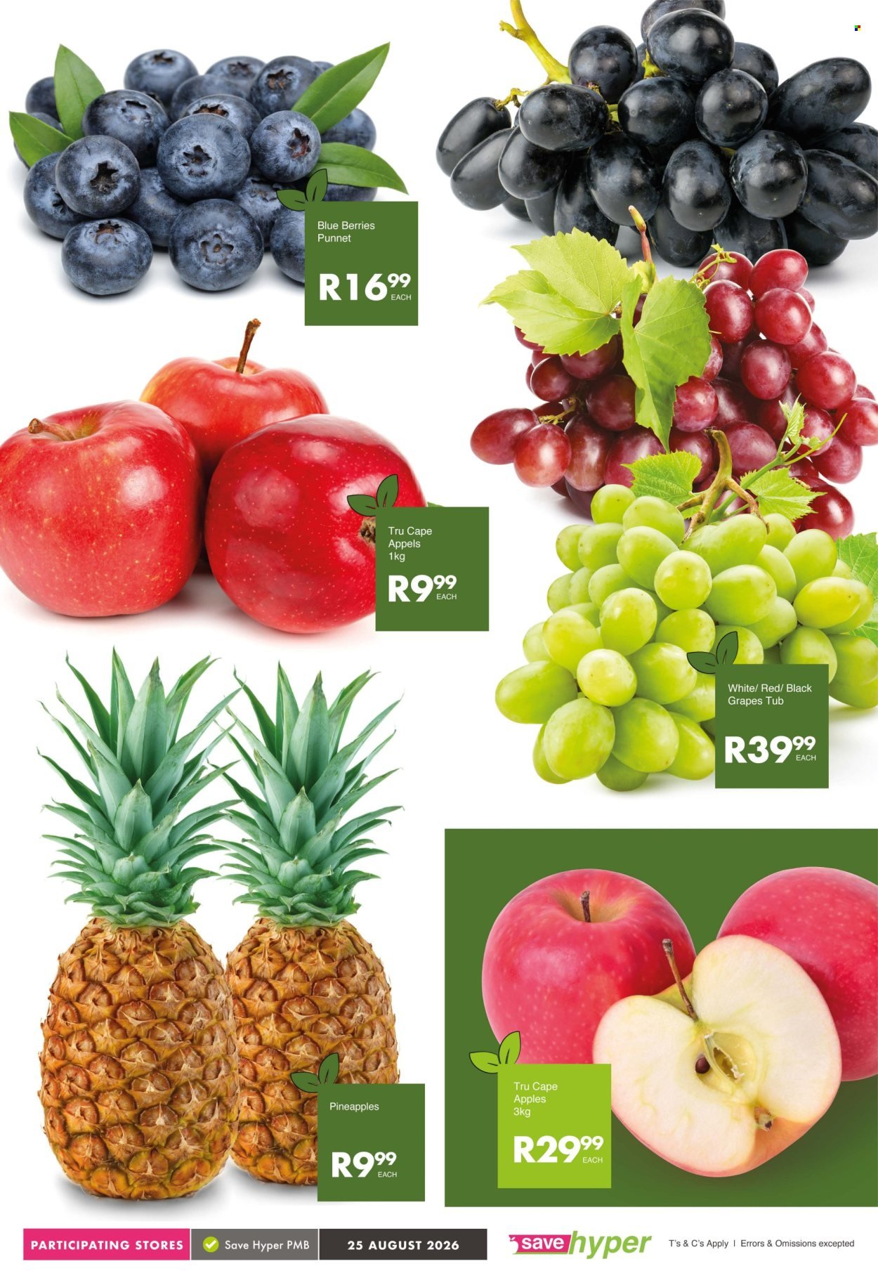 SAVE specials - From Tuesday 25 Aug 2026
