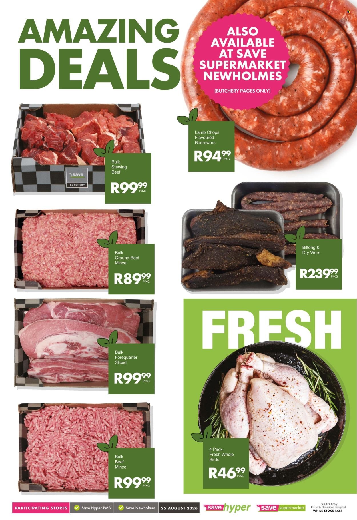 SAVE specials - From Tuesday 25 Aug 2026