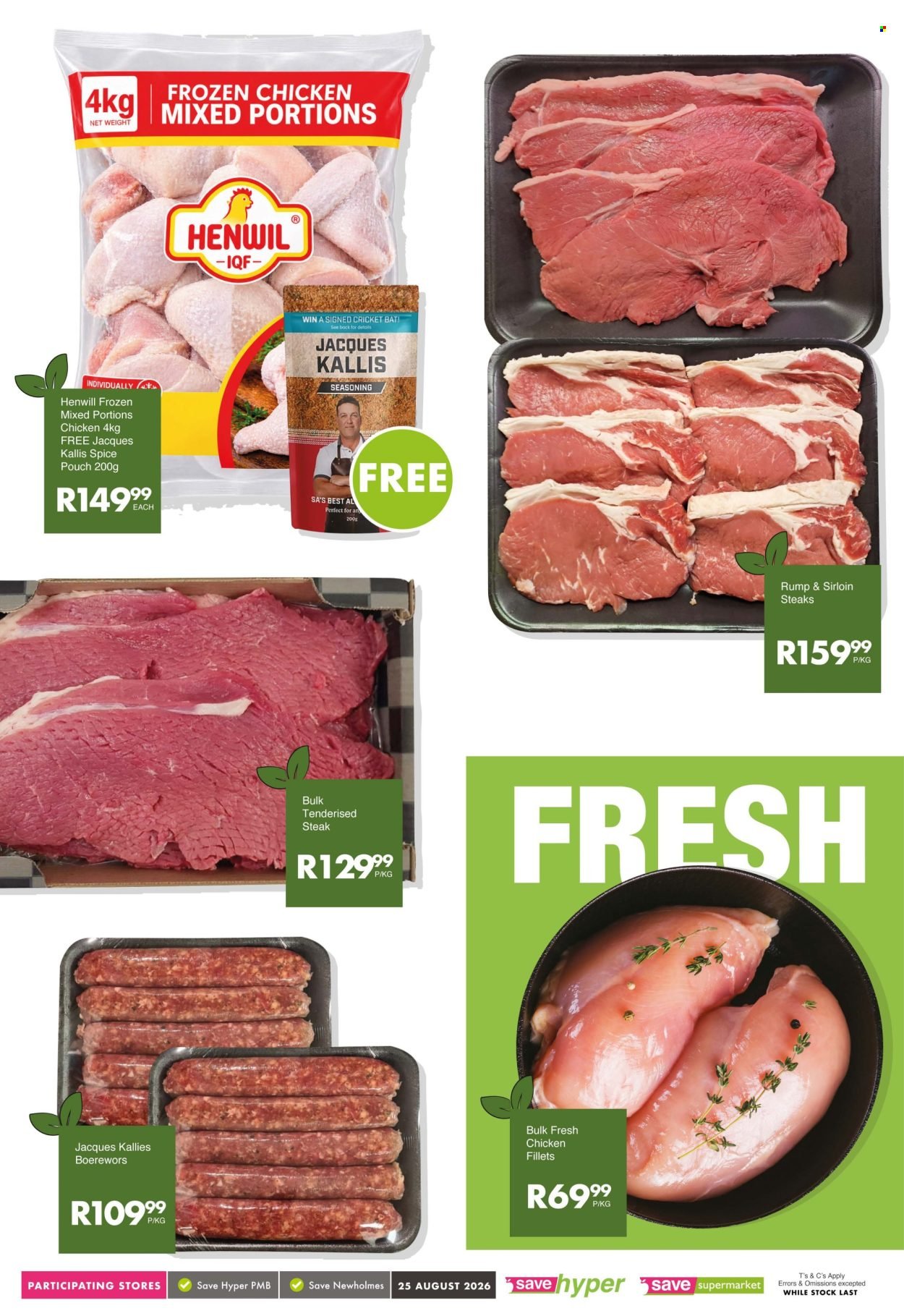 SAVE specials - From Tuesday 25 Aug 2026
