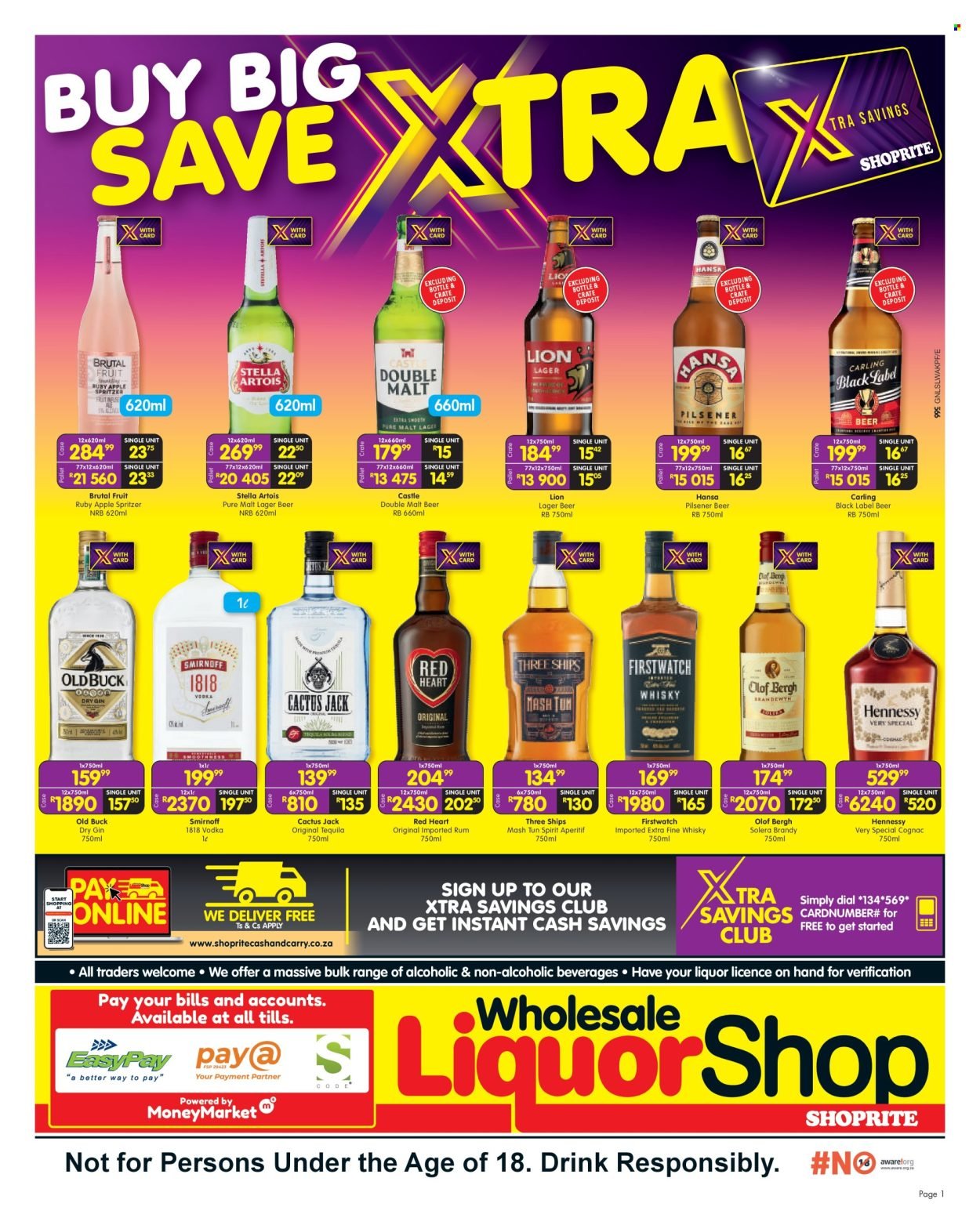SHOPRITE specials - Wholesale LiquorShop Savings Selected Stores