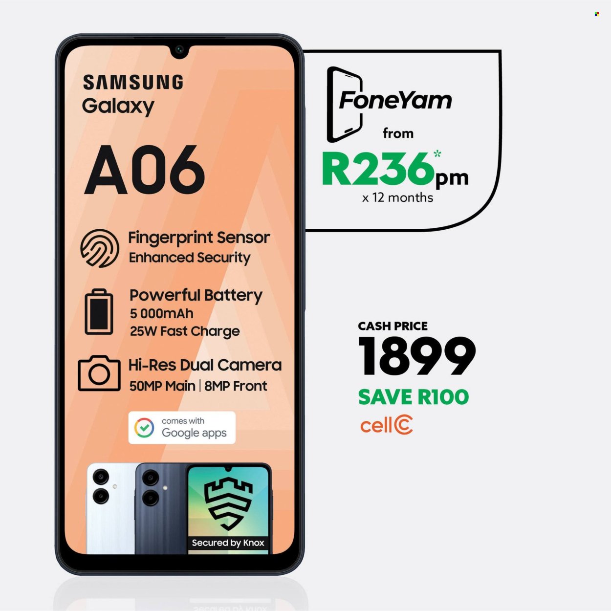 ACKERMANS specials - Cell C handsets on FoneYam. (2025-11-13) | 3