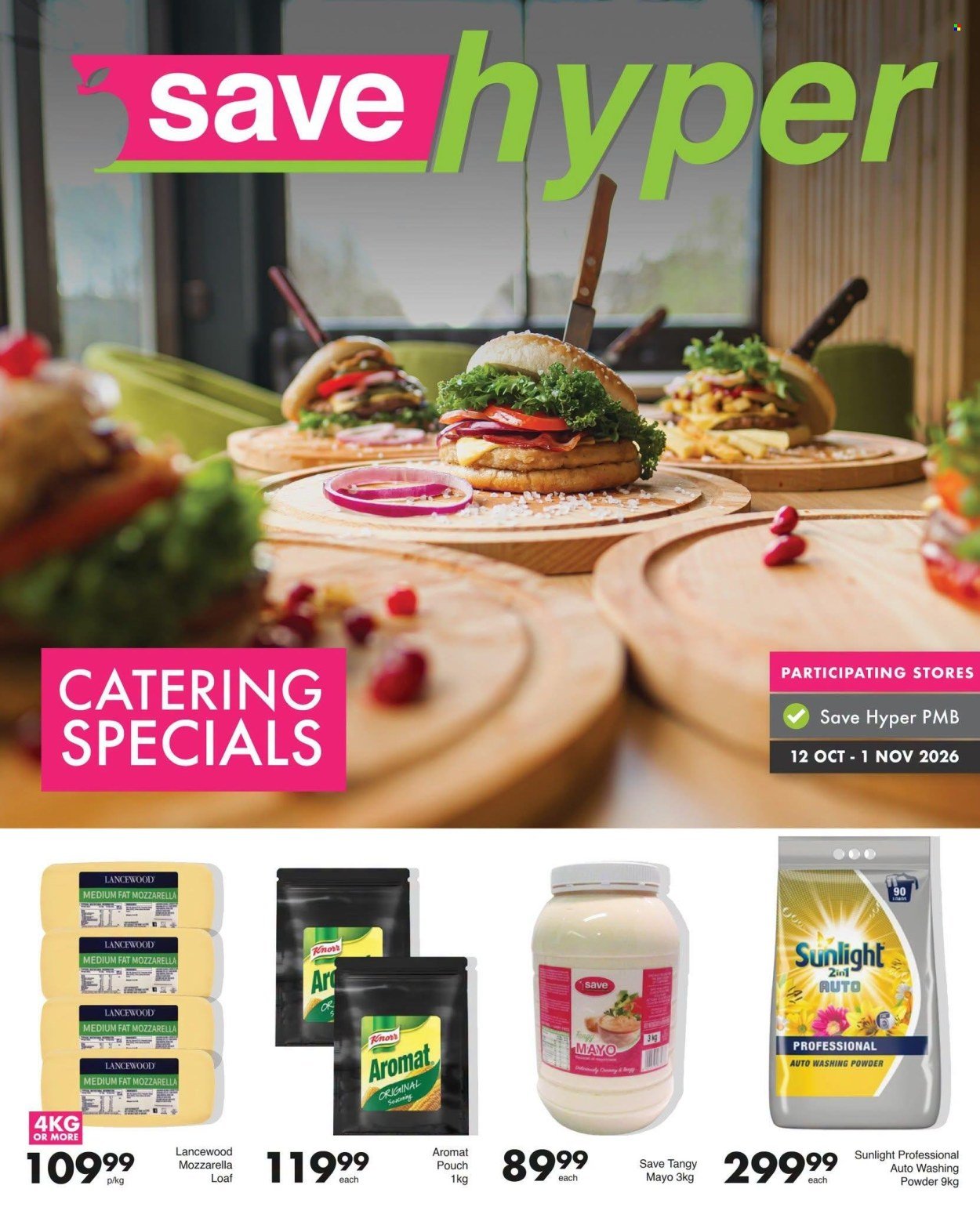 SAVE specials - From Monday 12 Oct 2026