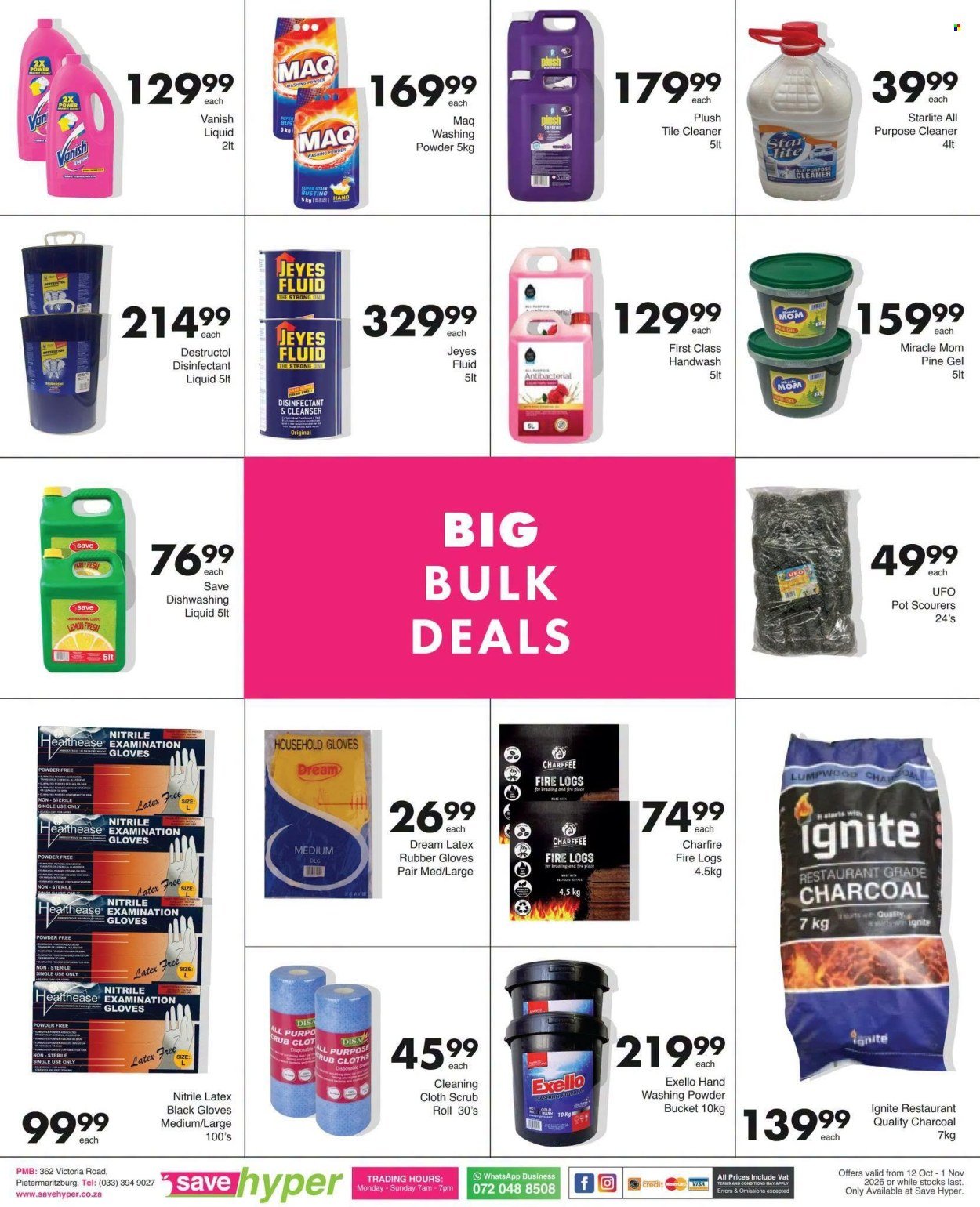 SAVE specials - From Monday 12 Oct 2026