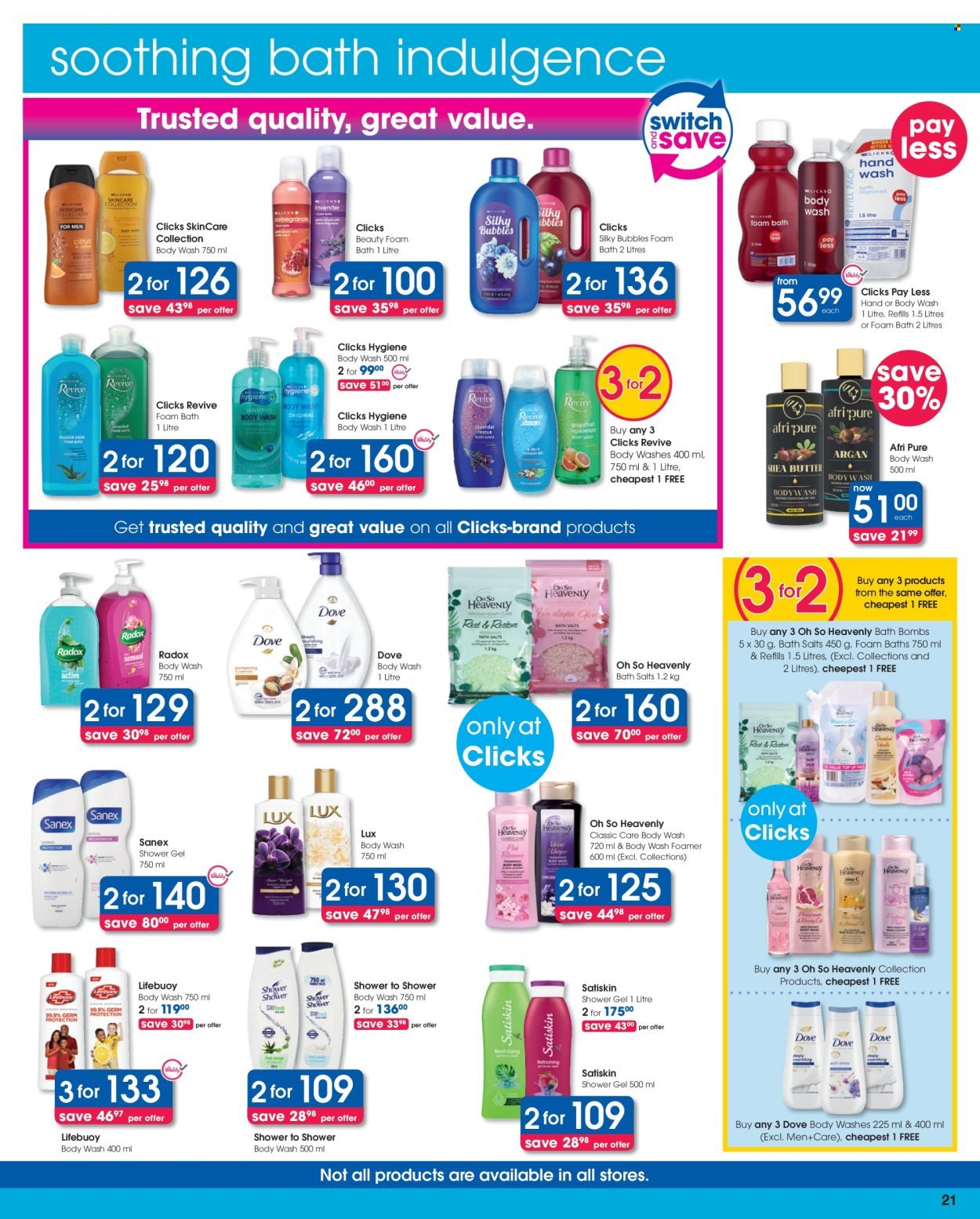CLICKS specials - From Thursday 23 Apr 2026 (2026-04-23 - 2026-05-06) | 21