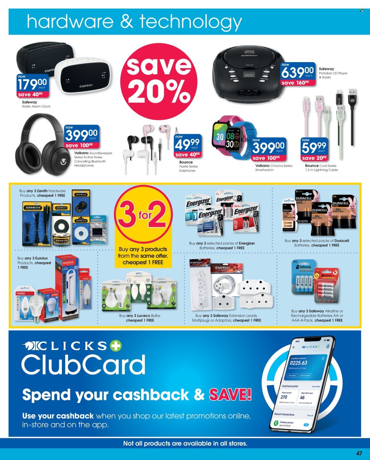 CLICKS specials - From Thursday 23 Apr 2026 (2026-04-23 - 2026-05-06) | 47