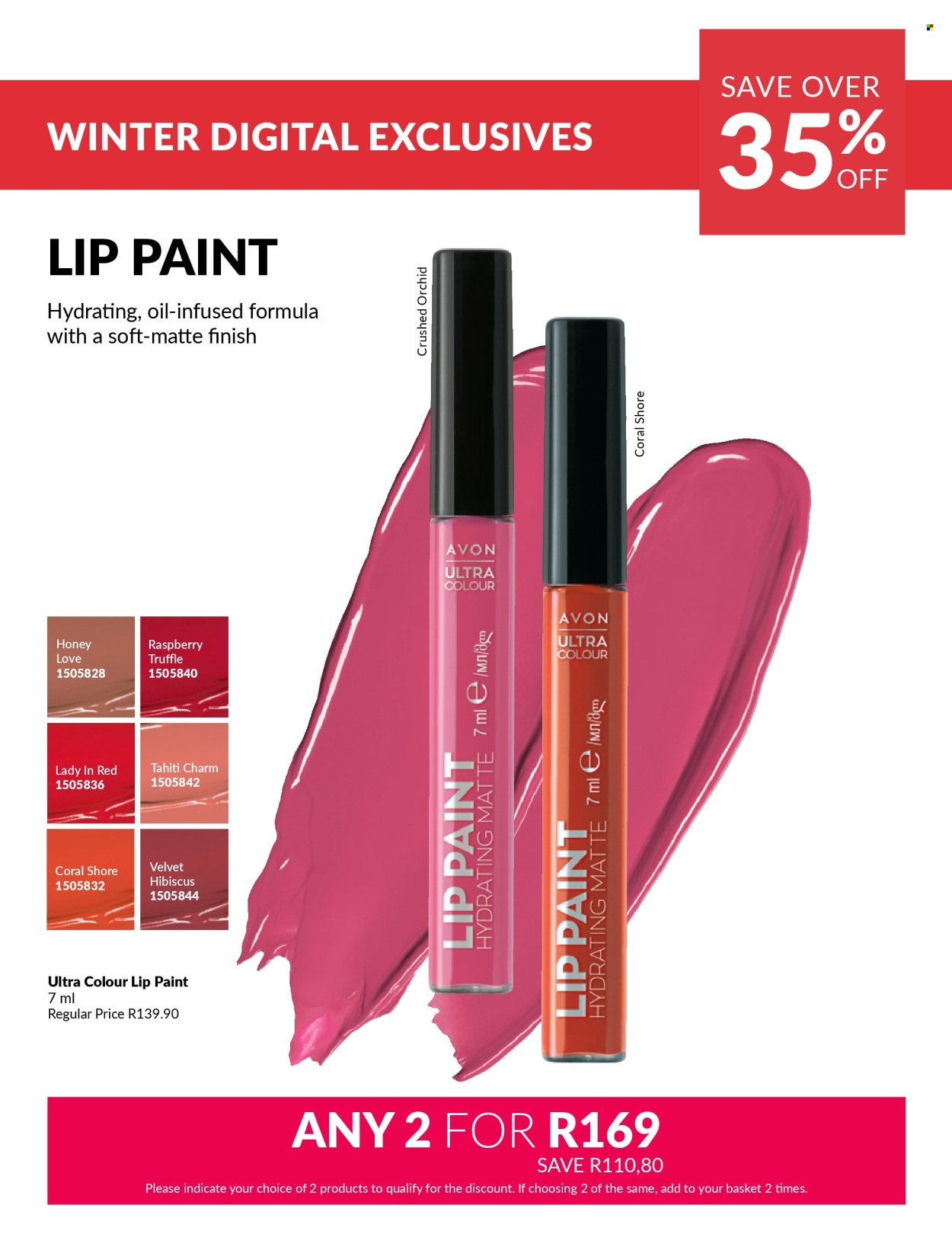 AVON specials - Winter Sale