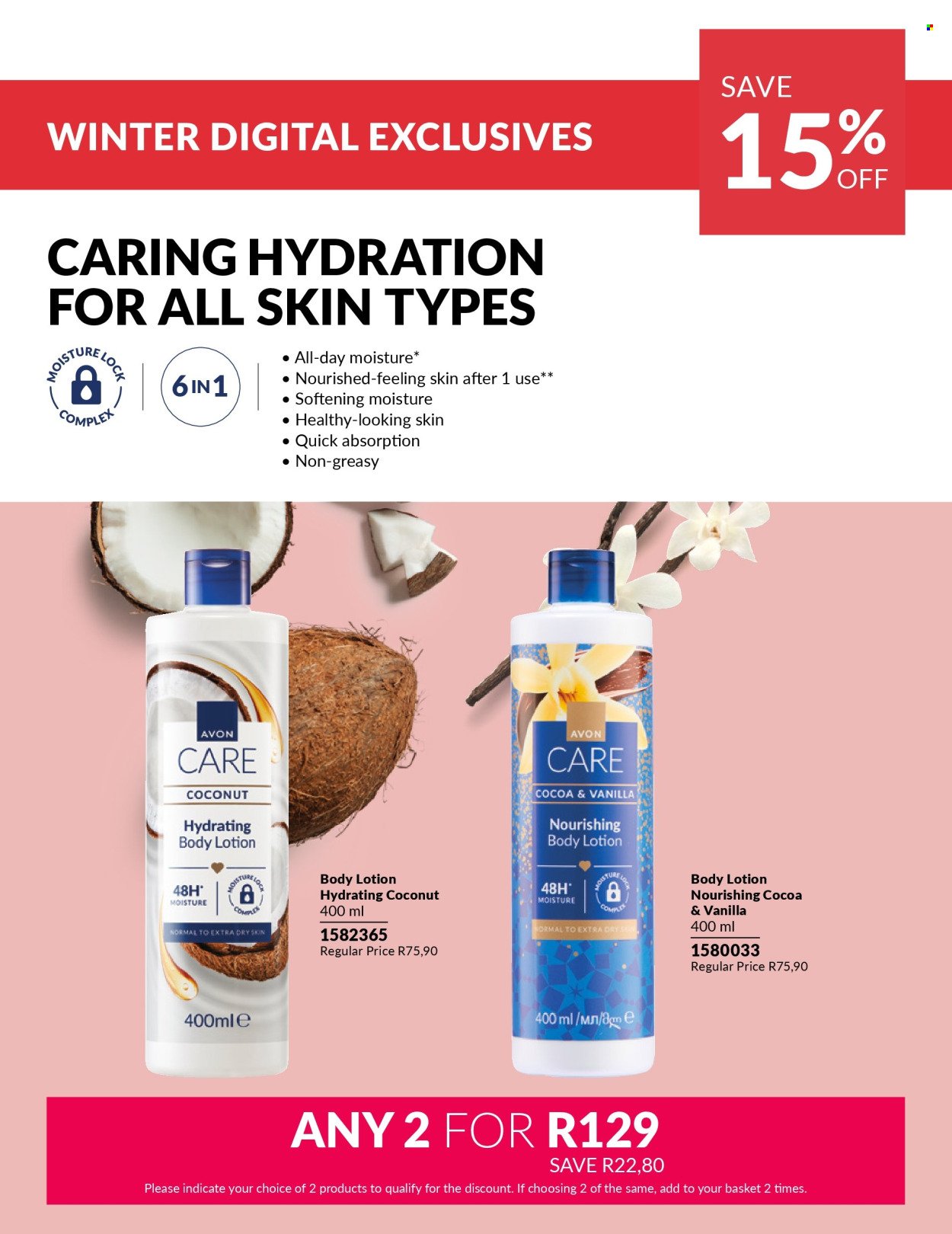 AVON specials - Winter Sale