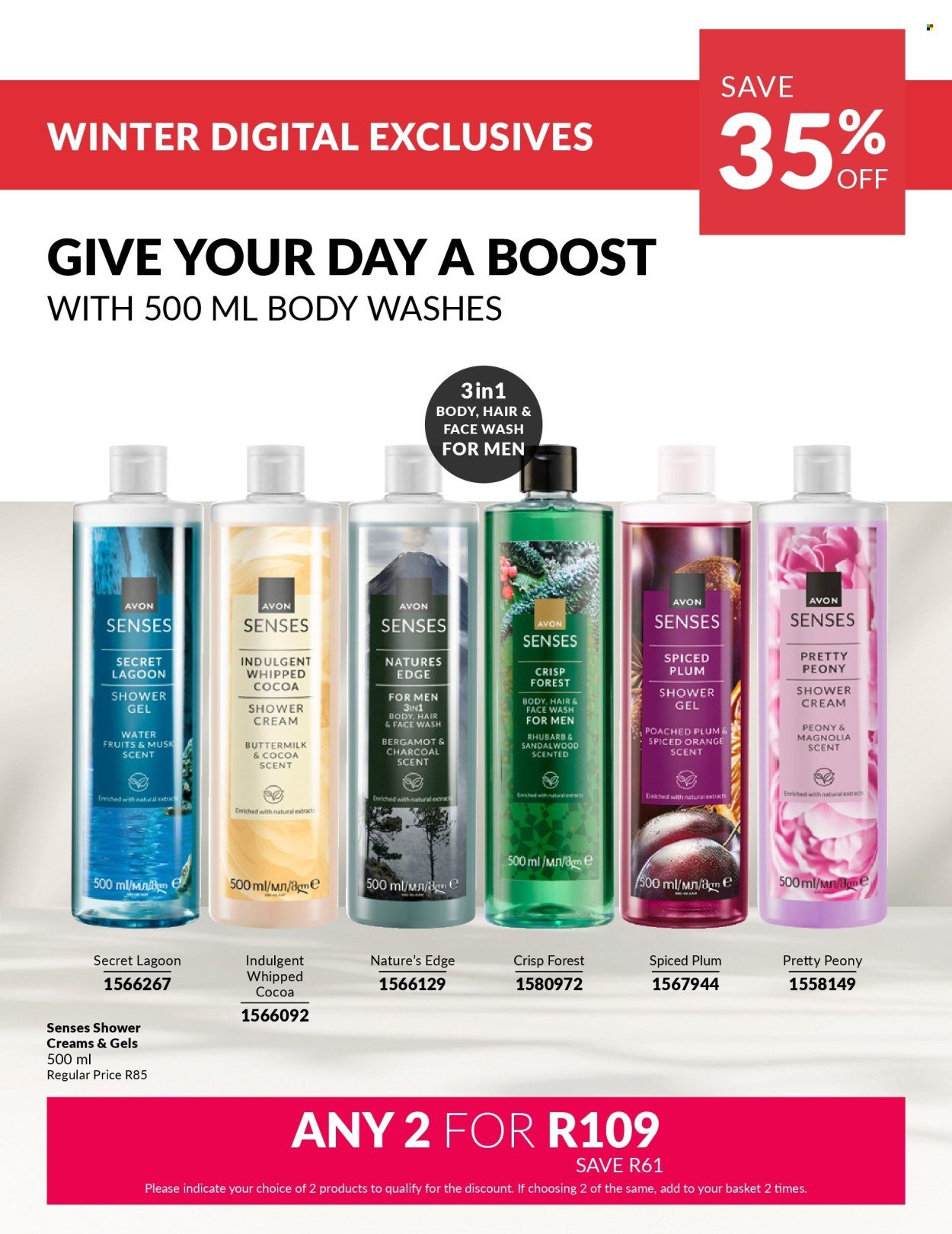 AVON specials - Winter Sale