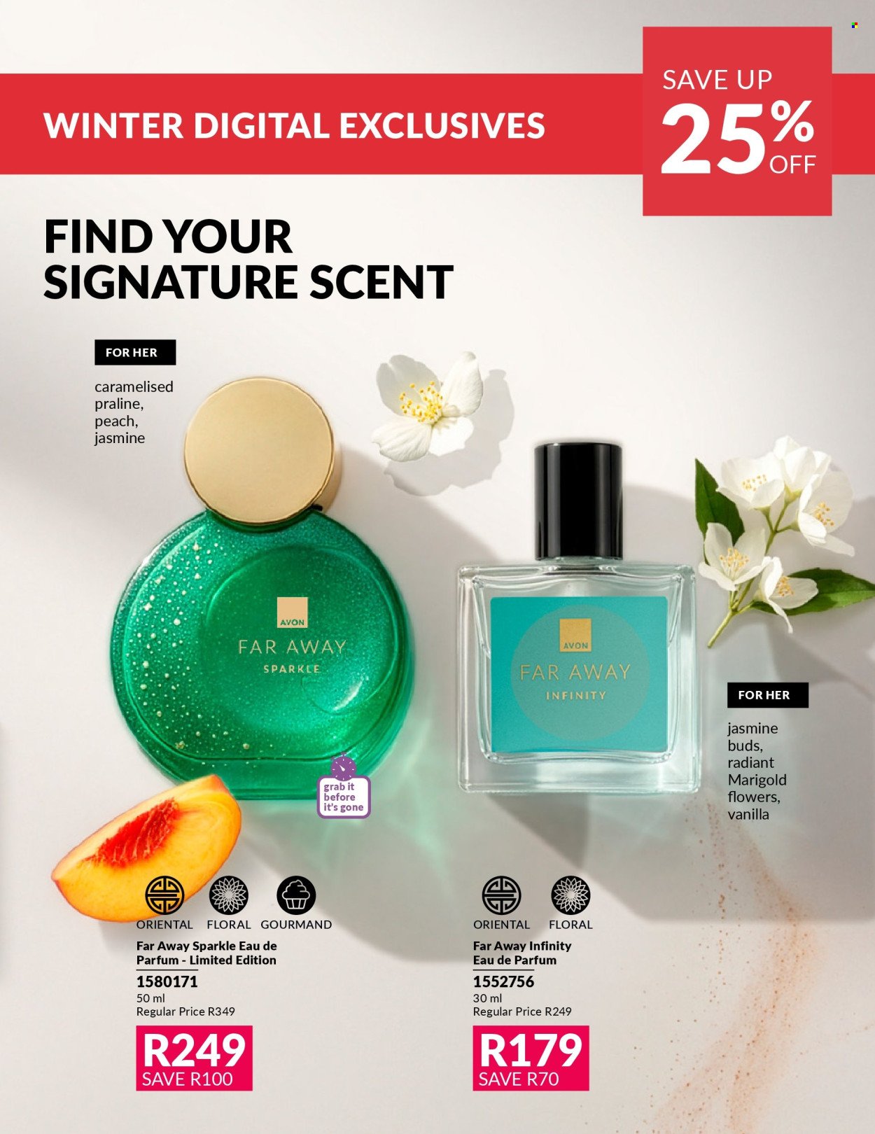 AVON specials - Winter Sale