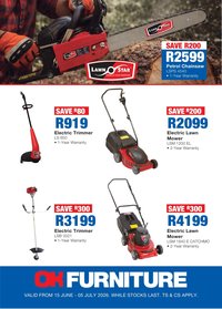 OK FURNITURE specials - From Monday 15 Jun 2026