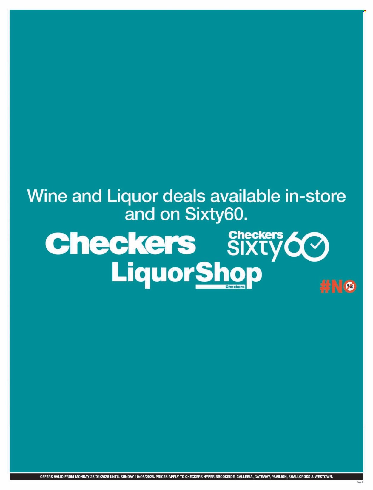 CHECKERS specials - Price Drop Promotion (2026-04-27 - 2026-05-10) | 7