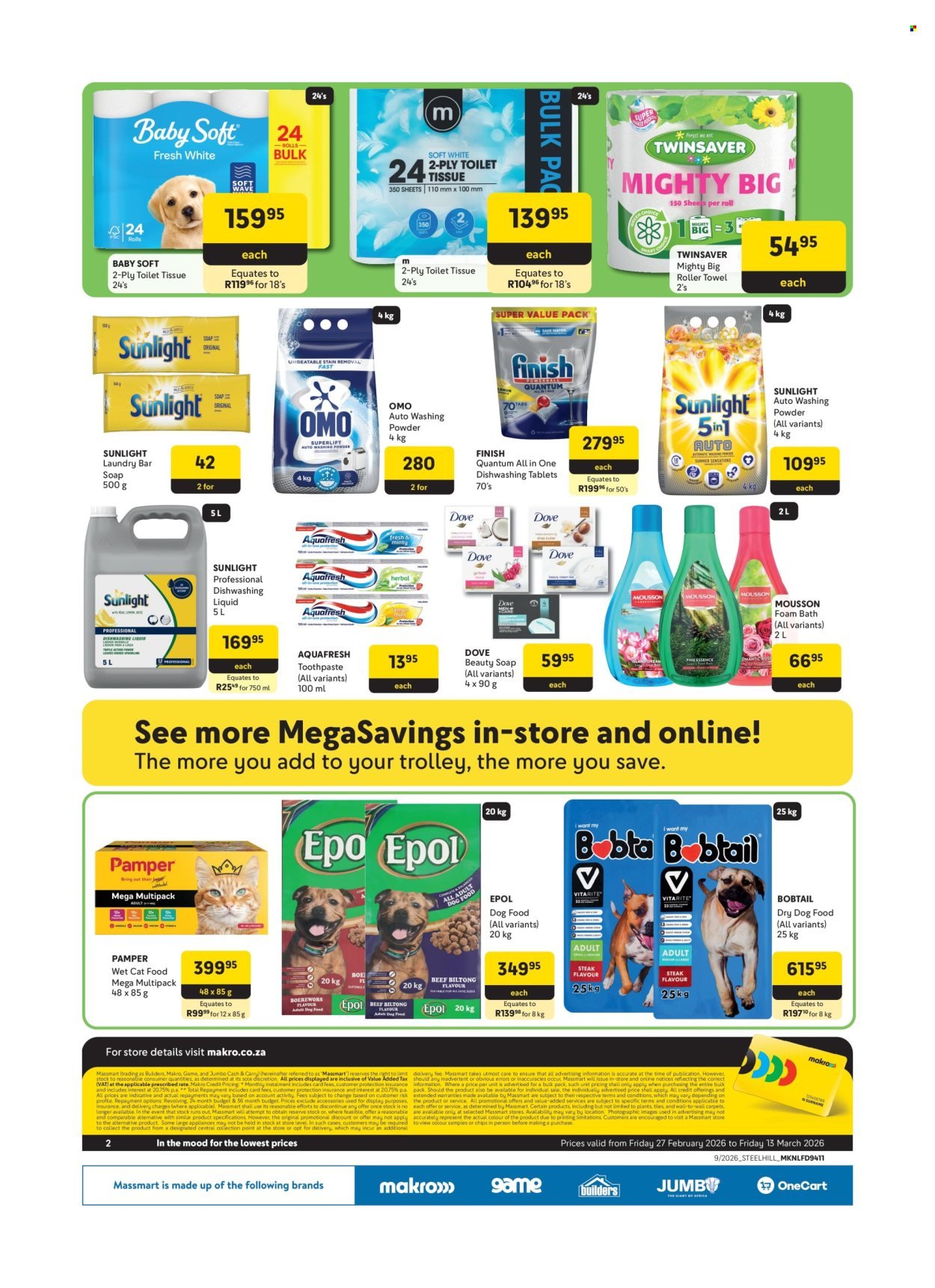 MAKRO specials - Mega savings (2026-02-27 - 2026-03-13) | 2