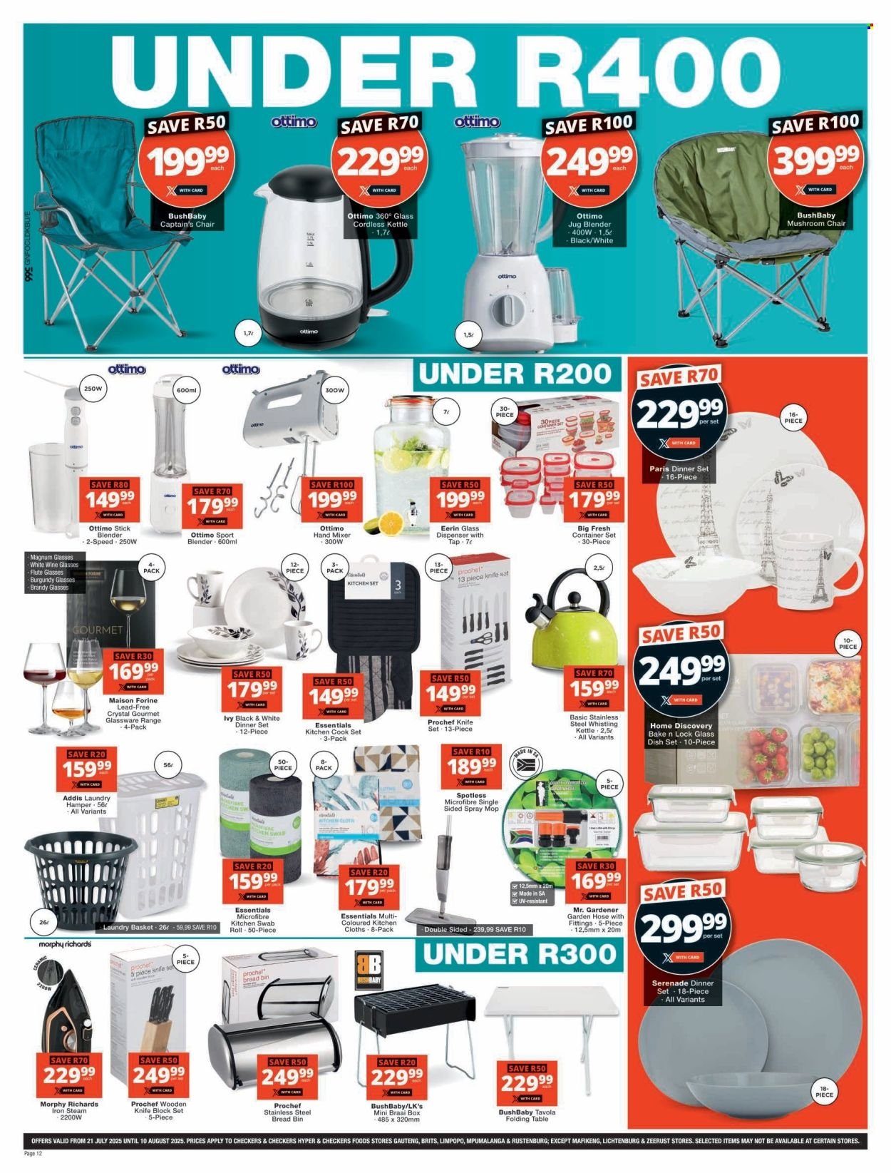 CHECKERS specials - July Month-End Promotion (2025-07-21 - 2025-08-10) | 12
