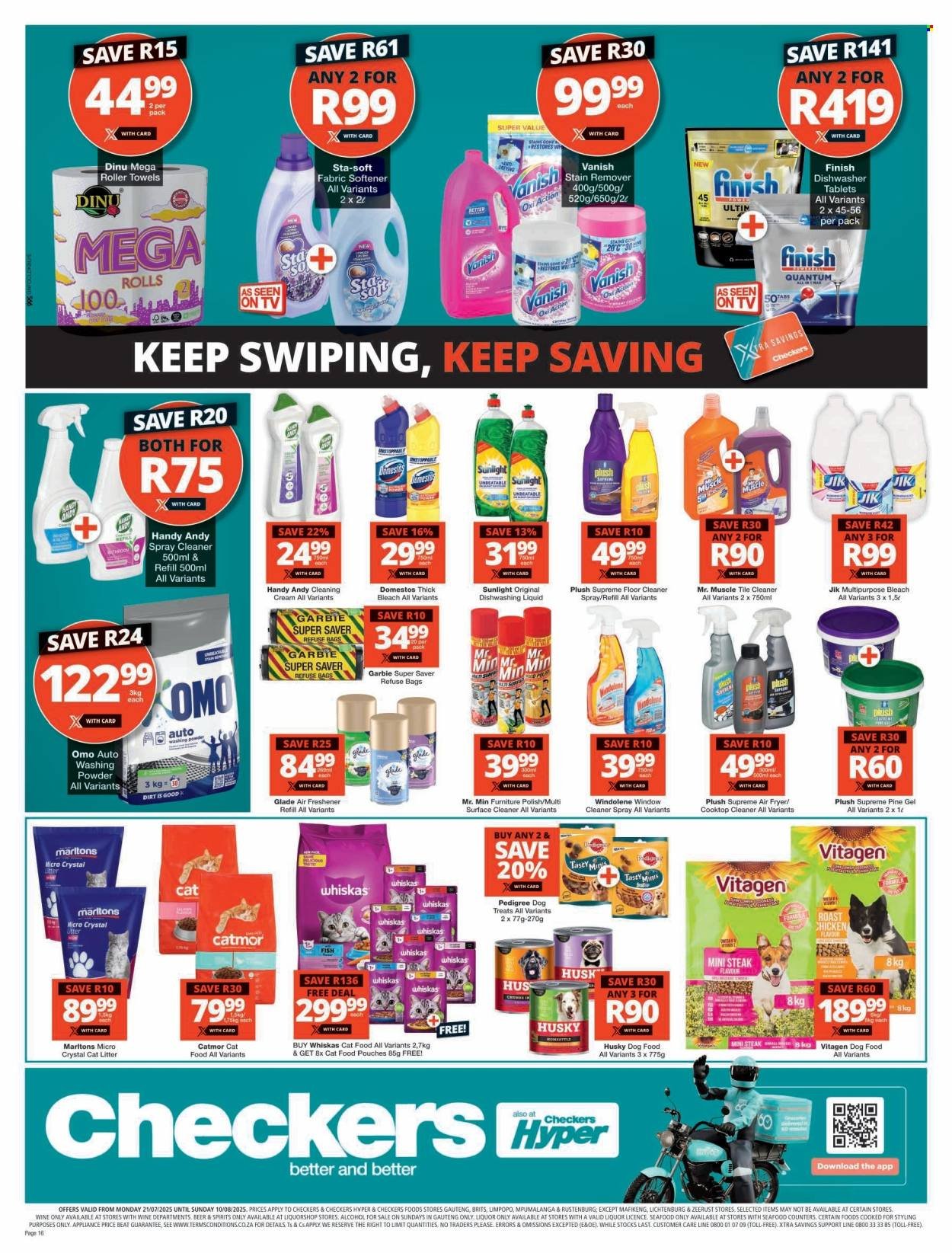 CHECKERS specials - July Month-End Promotion (2025-07-21 - 2025-08-10) | 16