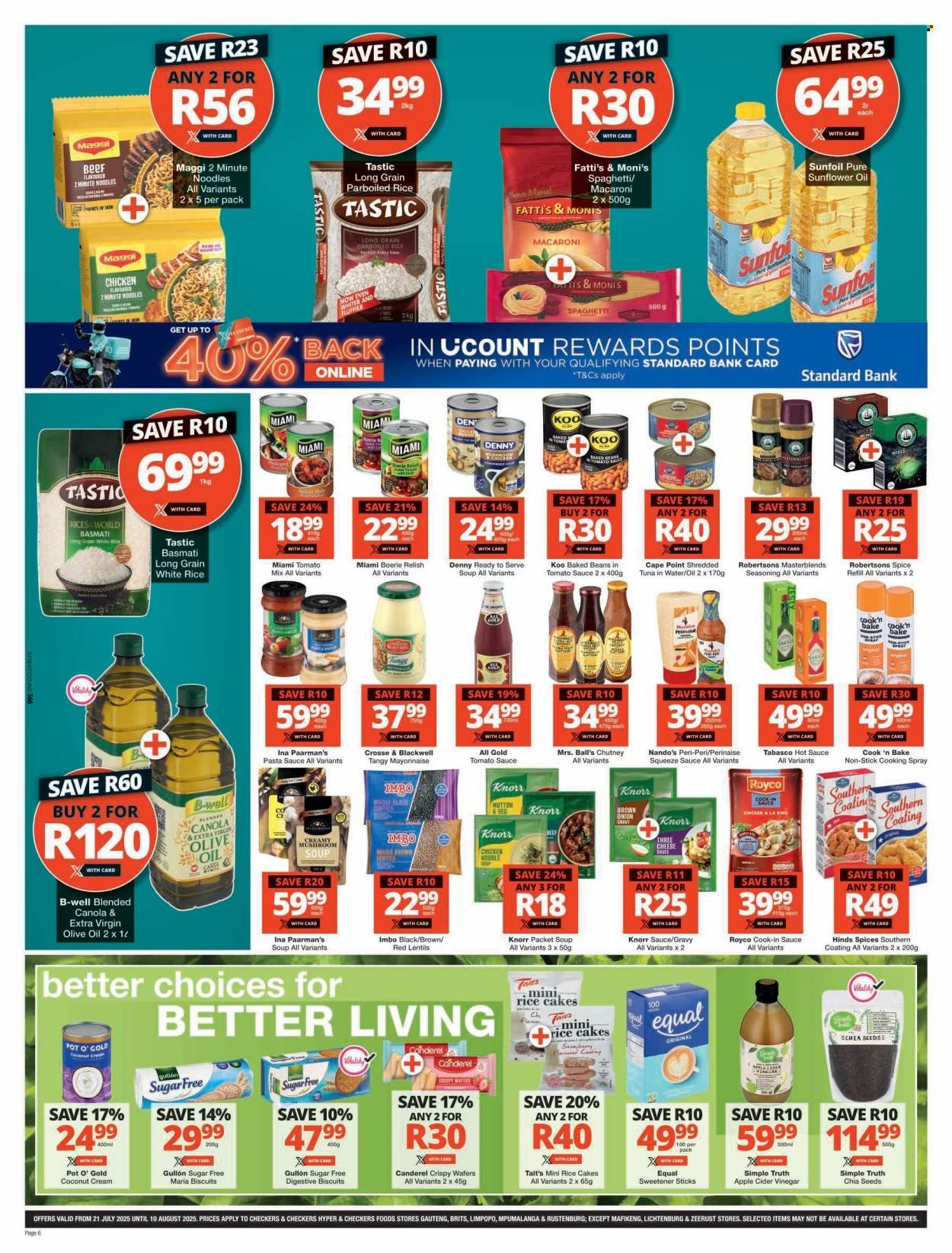 CHECKERS specials - July Month-End Promotion (2025-07-21 - 2025-08-10) | 6