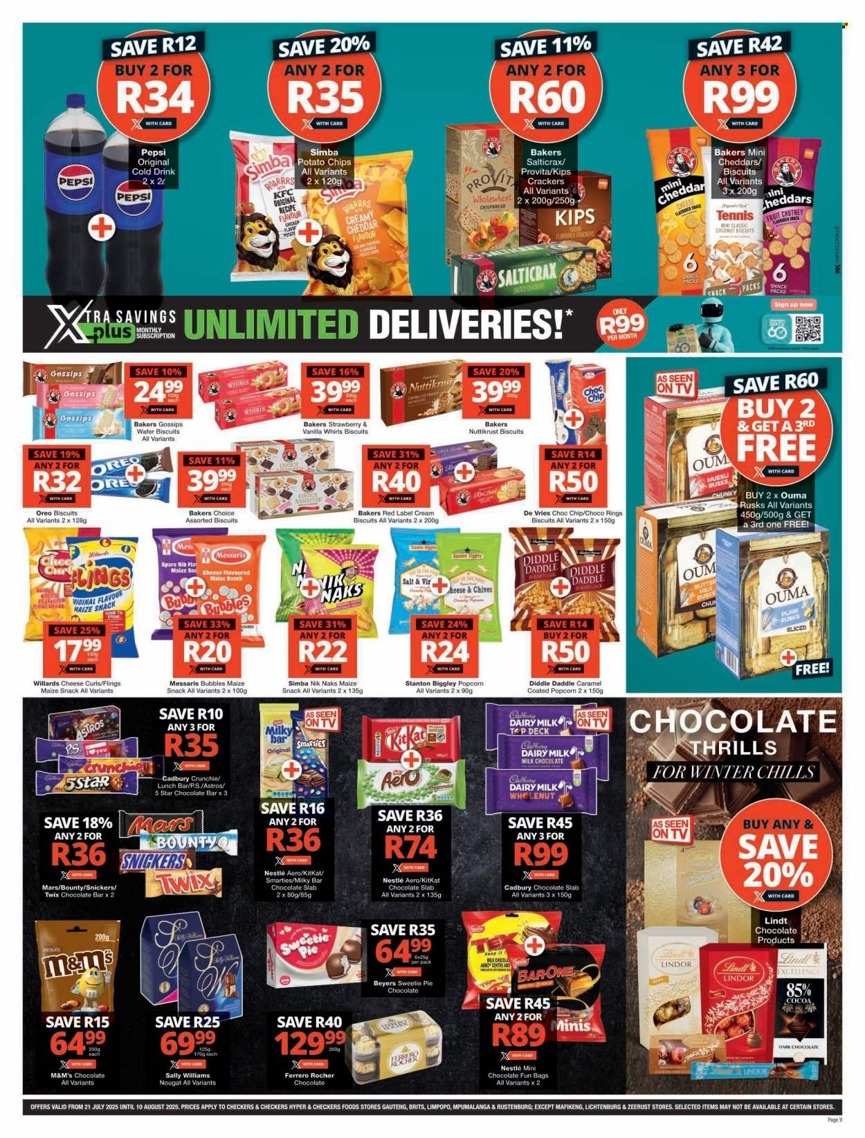 CHECKERS specials - July Month-End Promotion (2025-07-21 - 2025-08-10) | 9