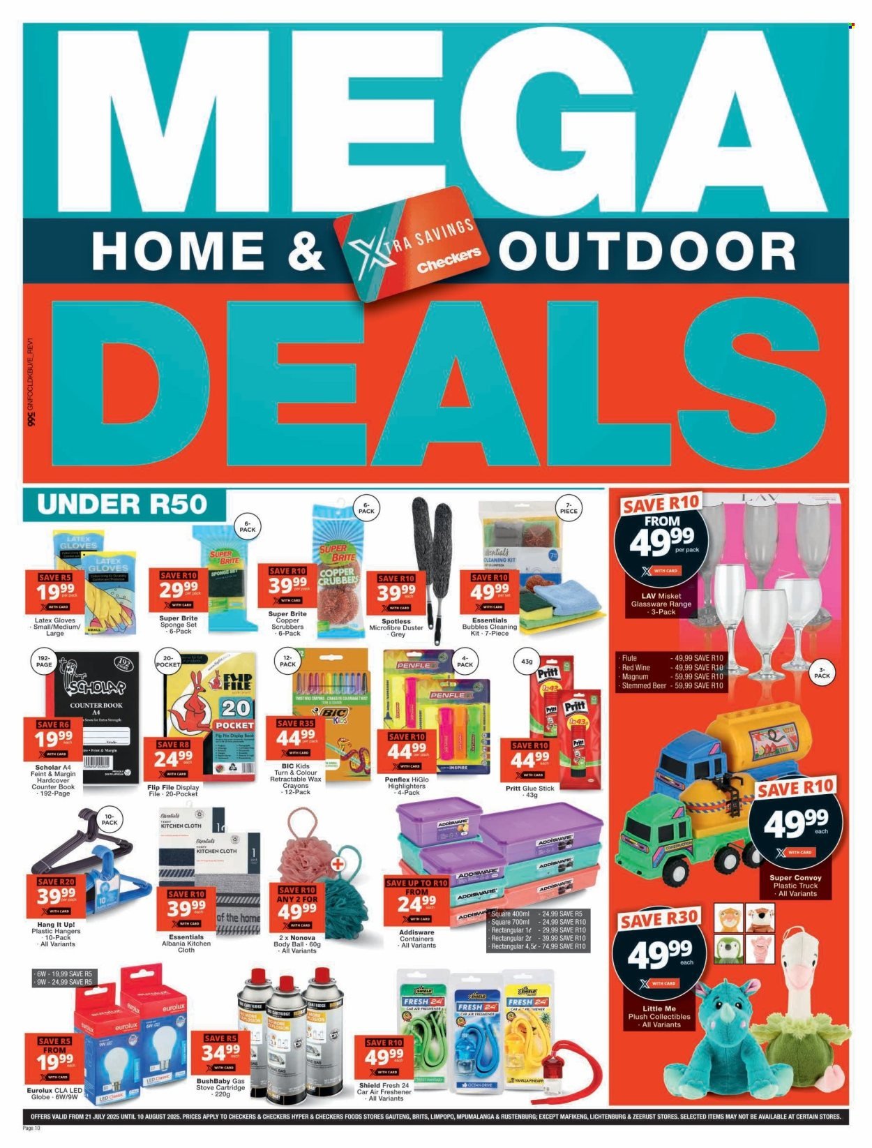 CHECKERS specials - July Month-End Promotion (2025-07-21 - 2025-08-10) | 10