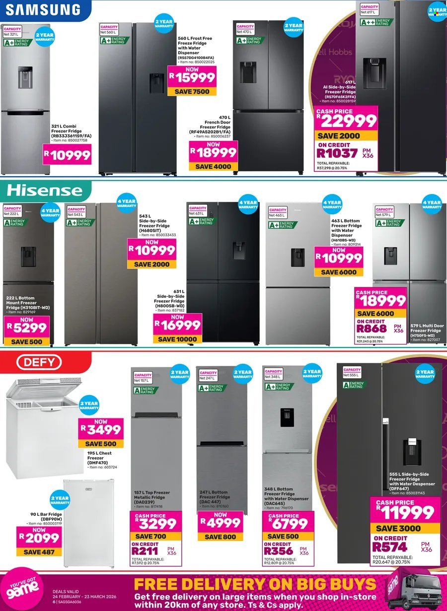 GAME specials - I Like Big Brands And I Cannot Lie (2026-02-24 - 2026-03-23) | 6