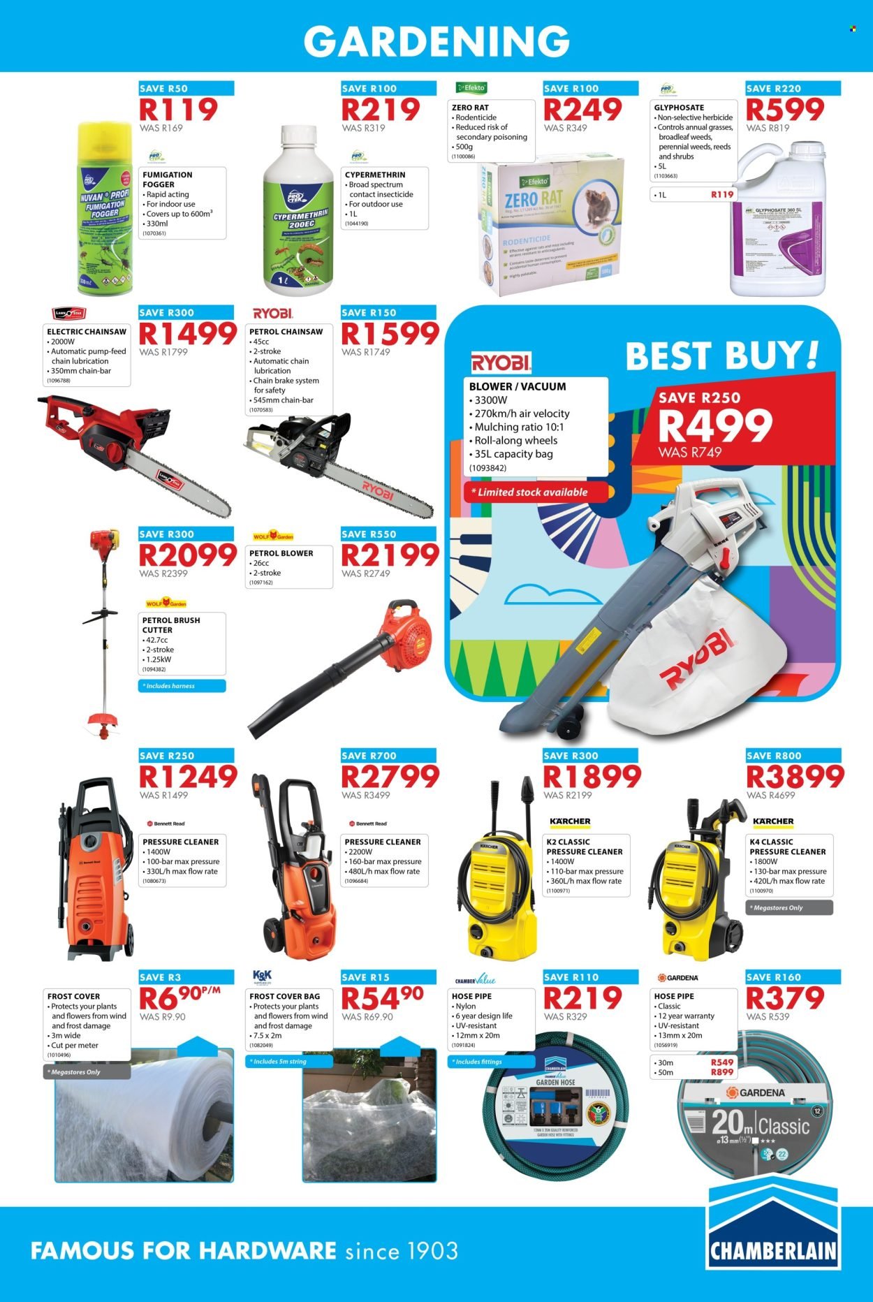 CHAMBERLAIN specials - From Thursday 21 May 2026