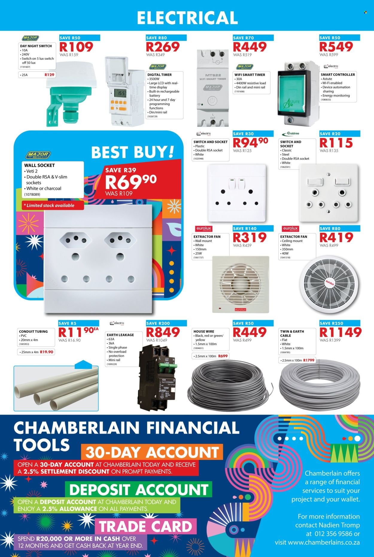 CHAMBERLAIN specials - From Thursday 21 May 2026