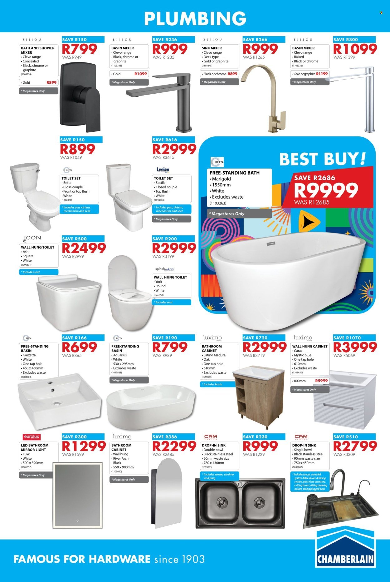CHAMBERLAIN specials - From Thursday 21 May 2026