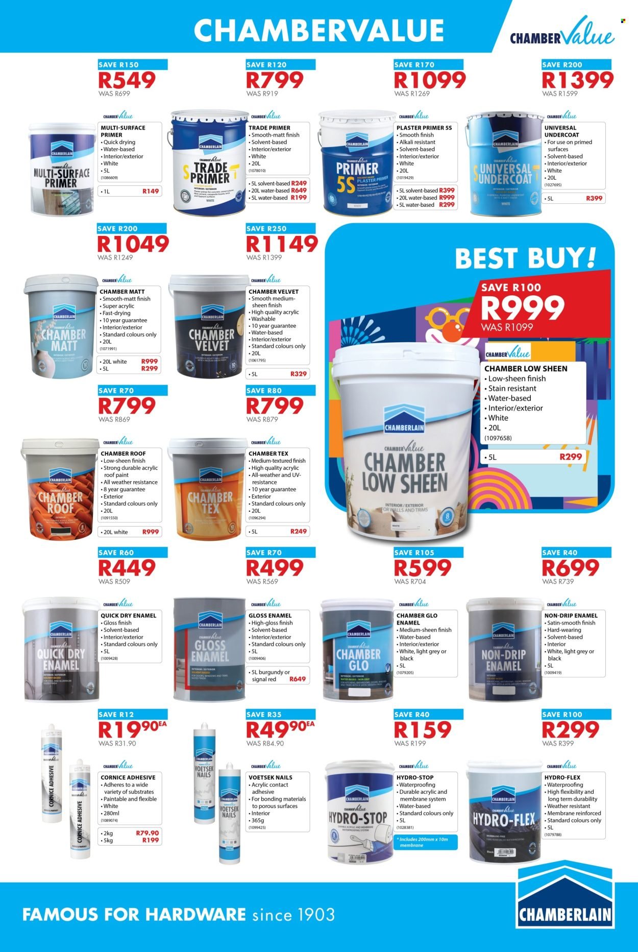 CHAMBERLAIN specials - From Thursday 21 May 2026