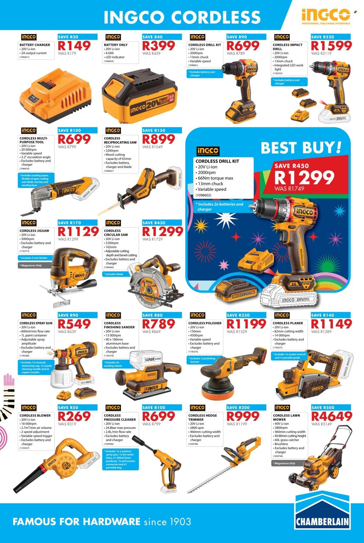 CHAMBERLAIN specials - From Thursday 21 May 2026