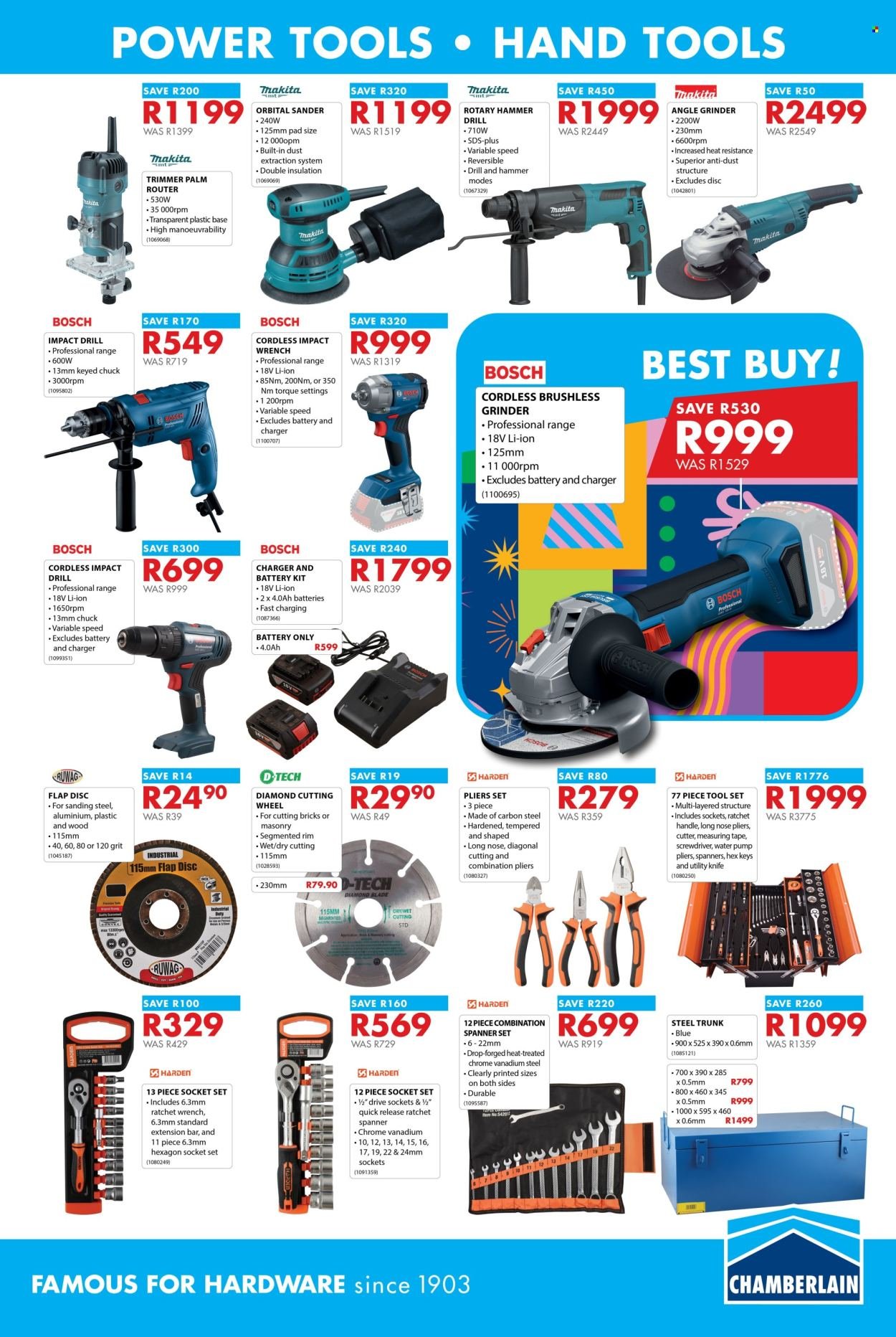CHAMBERLAIN specials - From Thursday 21 May 2026