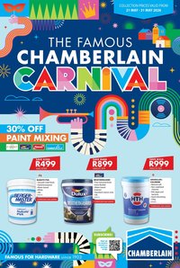 CHAMBERLAIN specials - From Thursday 21 May 2026