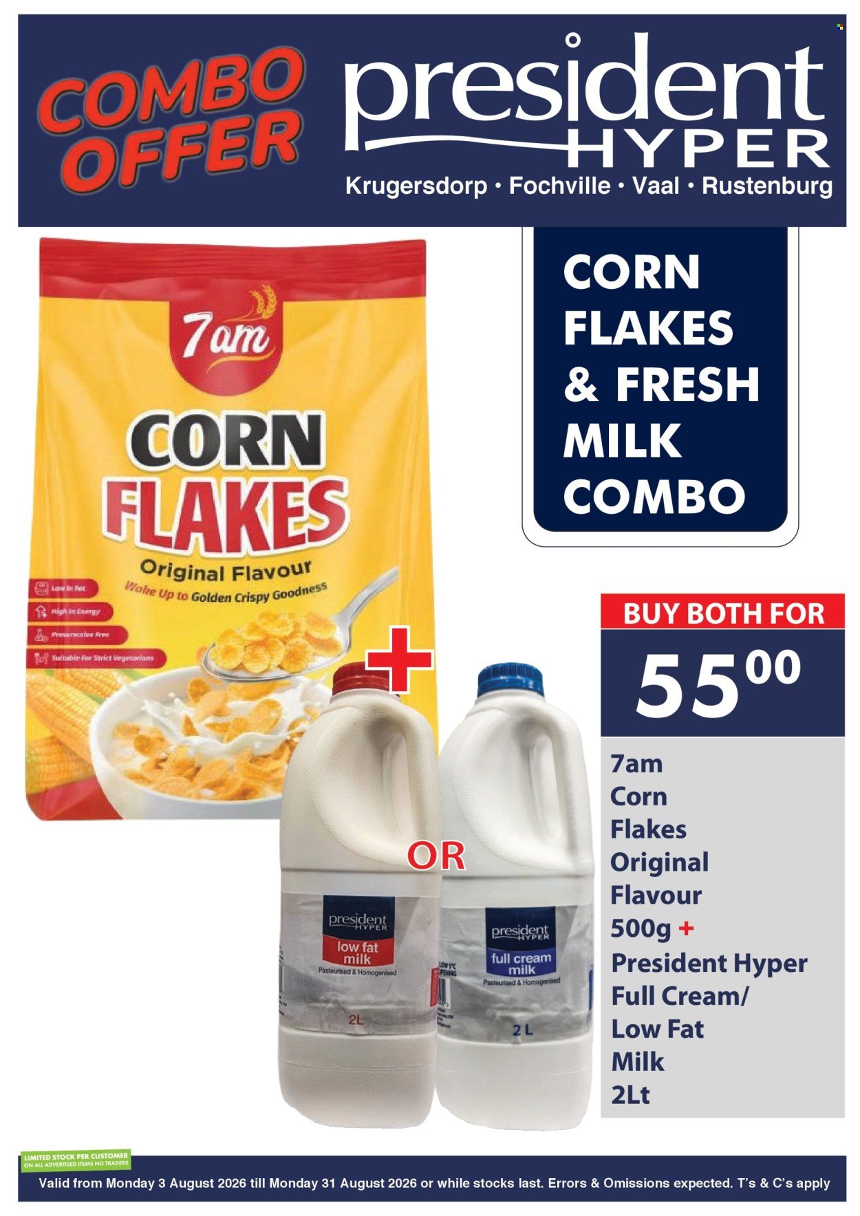 PRESIDENT HYPER specials - COMBO DEALS