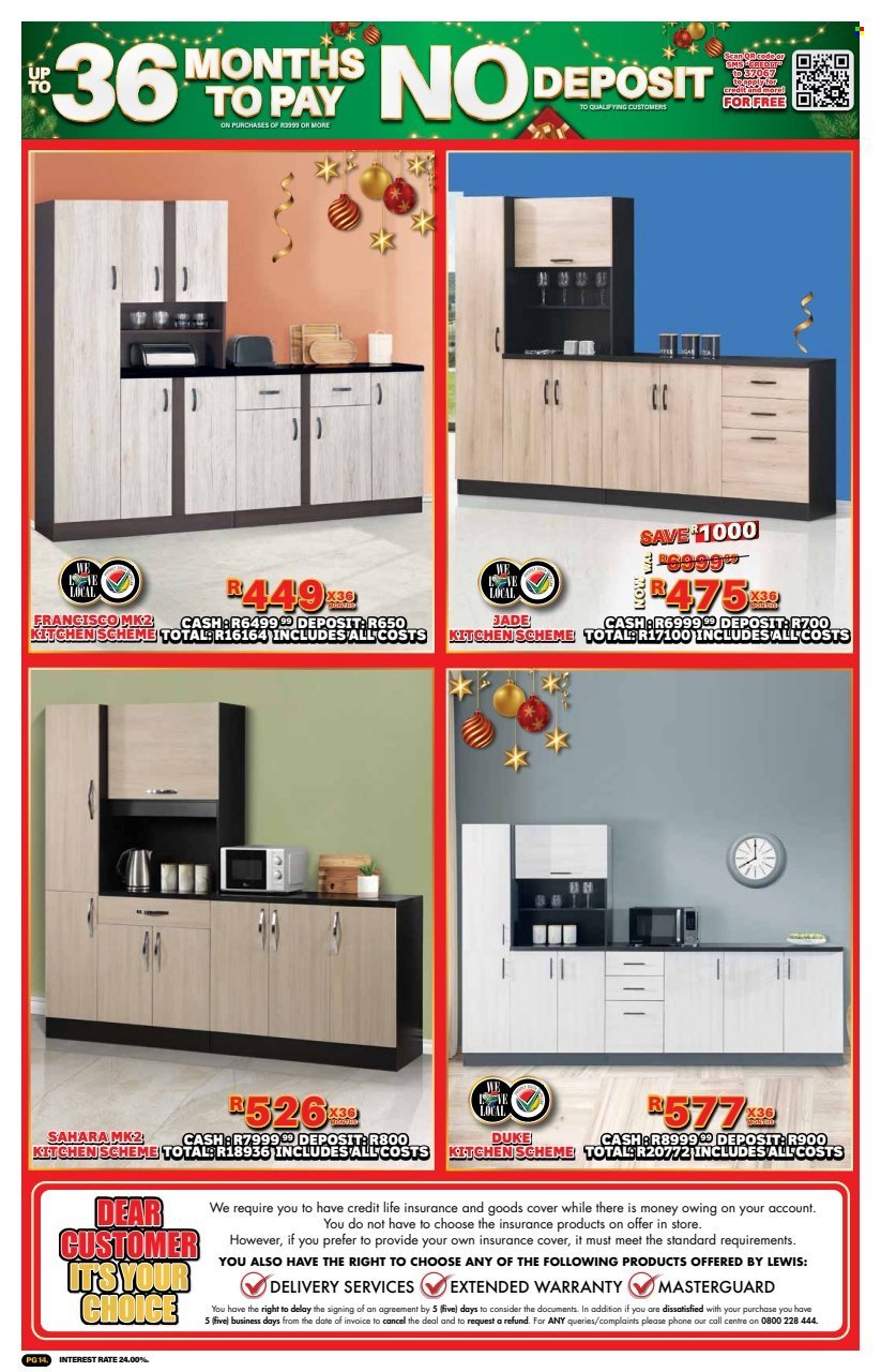 LEWIS specials - From Monday 10 Nov 2025 (2025-11-10 - 2025-12-06) | 14