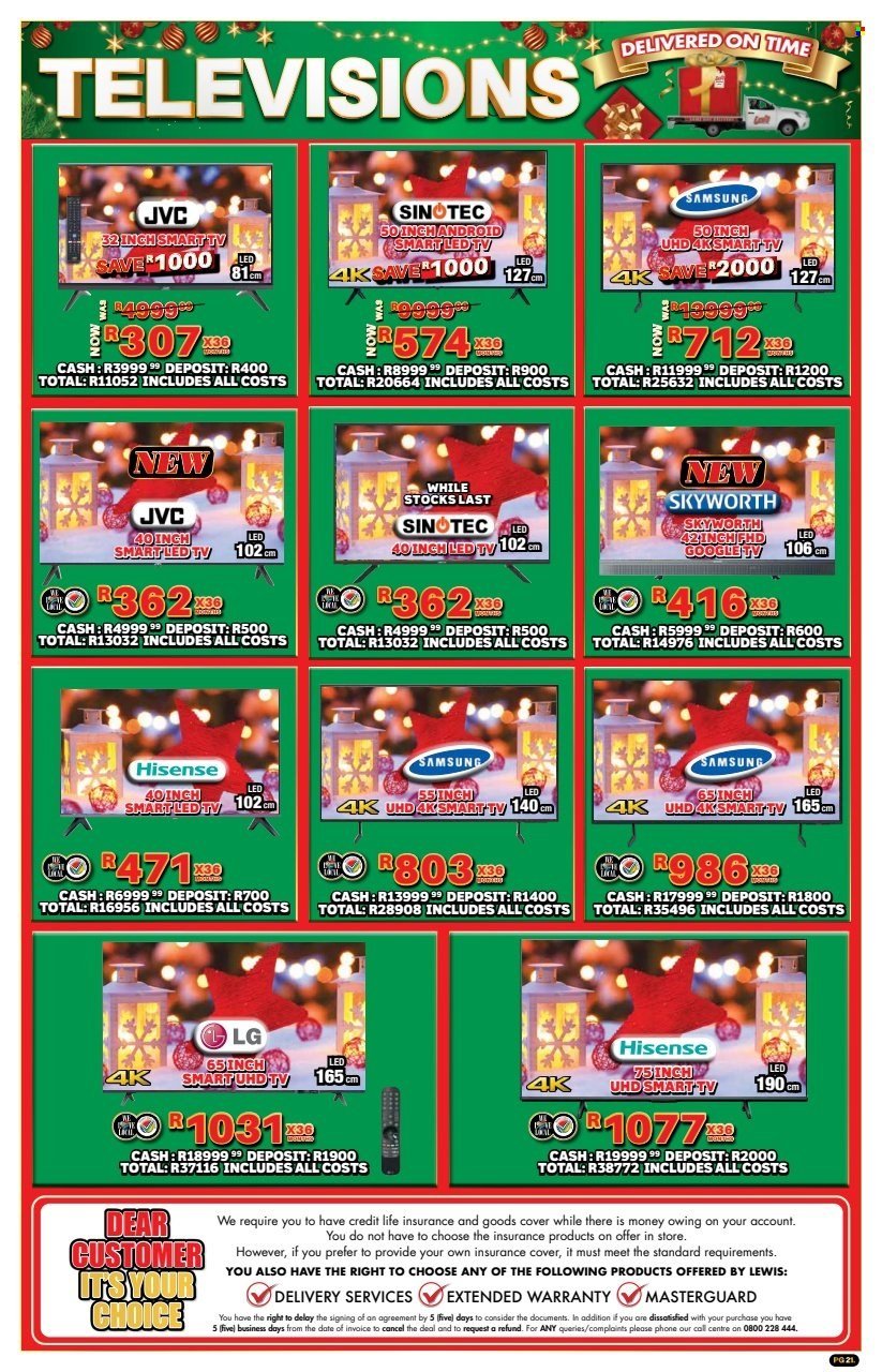 LEWIS specials - From Monday 10 Nov 2025 (2025-11-10 - 2025-12-06) | 21