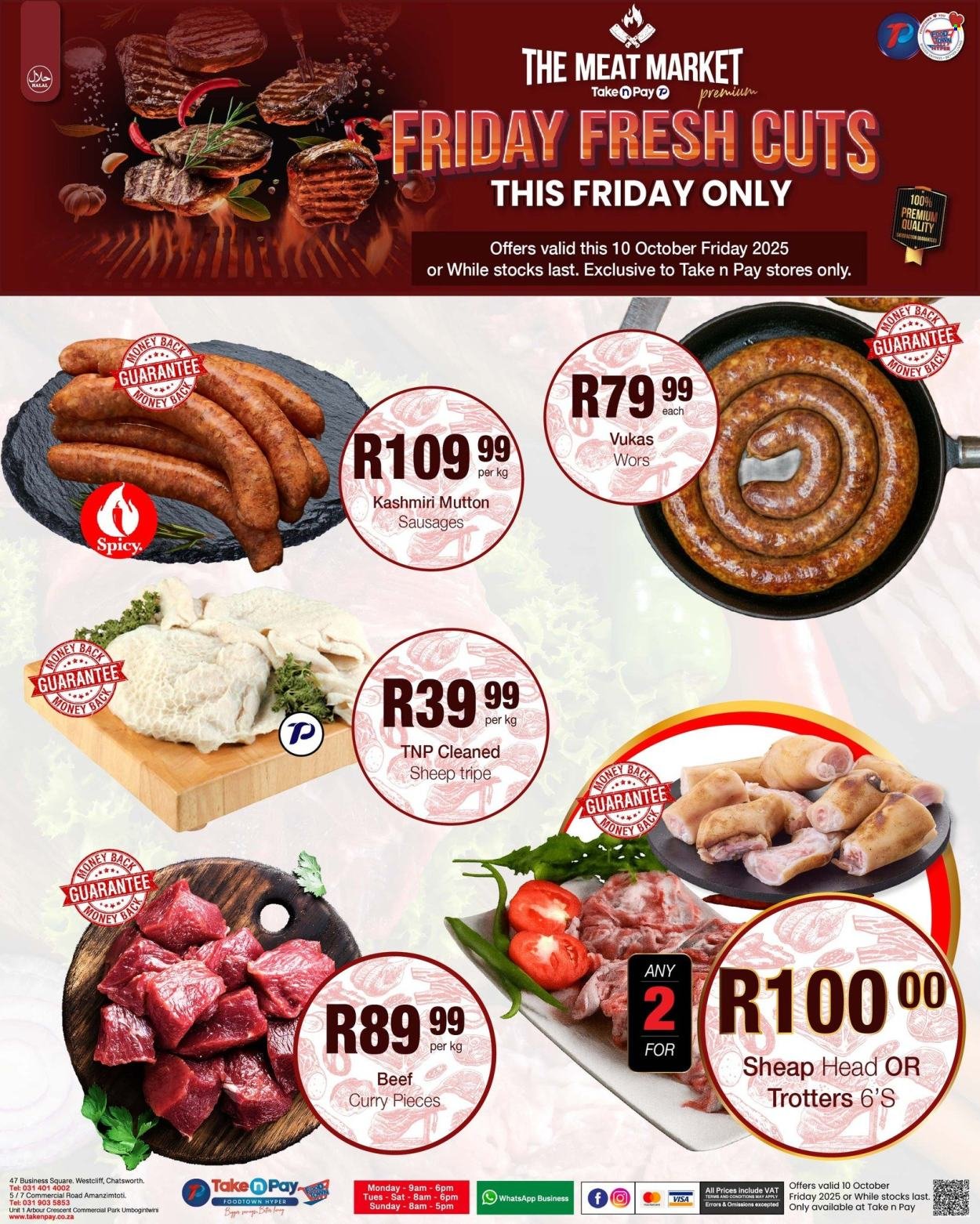 TAKE N PAY specials - From Friday 10 Oct 2025 (2025-10-10 - 2025-10-10) | 5