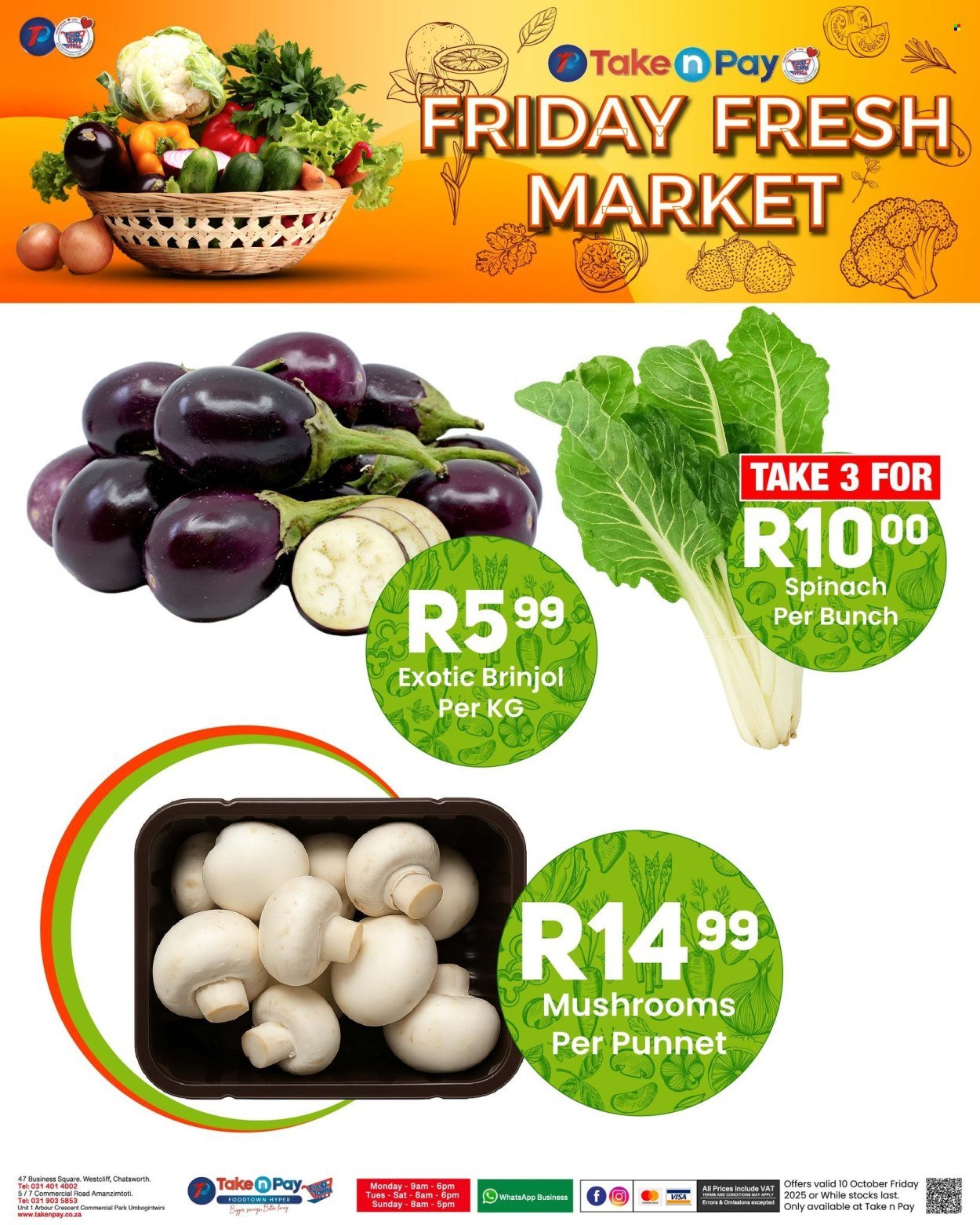 TAKE N PAY specials - From Friday 10 Oct 2025 (2025-10-10 - 2025-10-10) | 7