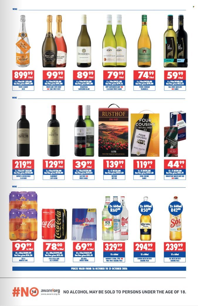 ULTRA LIQUORS specials - From Friday 16 Oct 2026