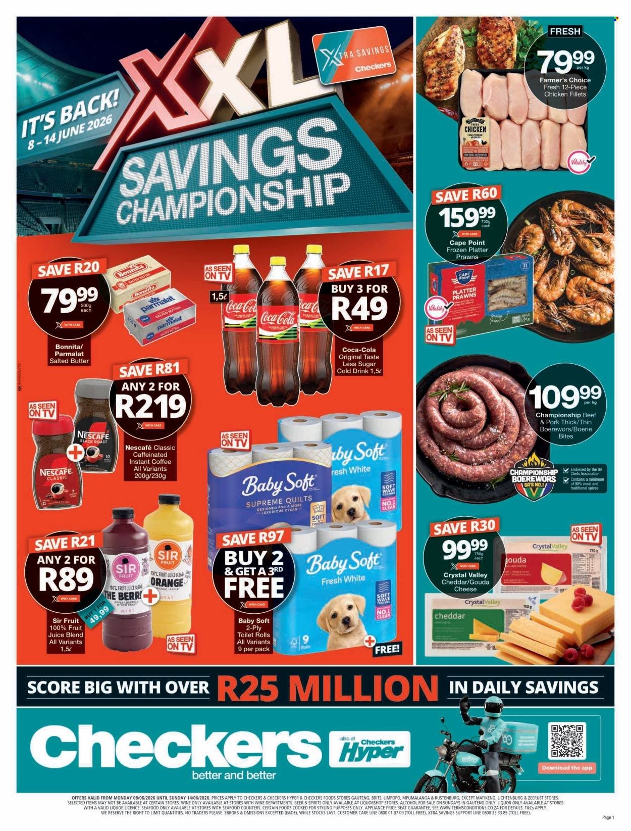 CHECKERS specials - XXL Savings Promotion Week 1