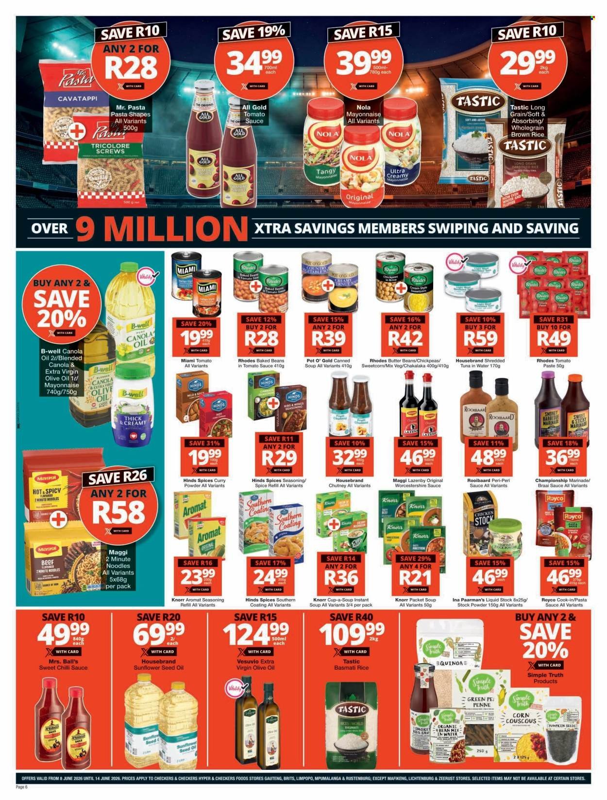 CHECKERS specials - XXL Savings Promotion Week 1