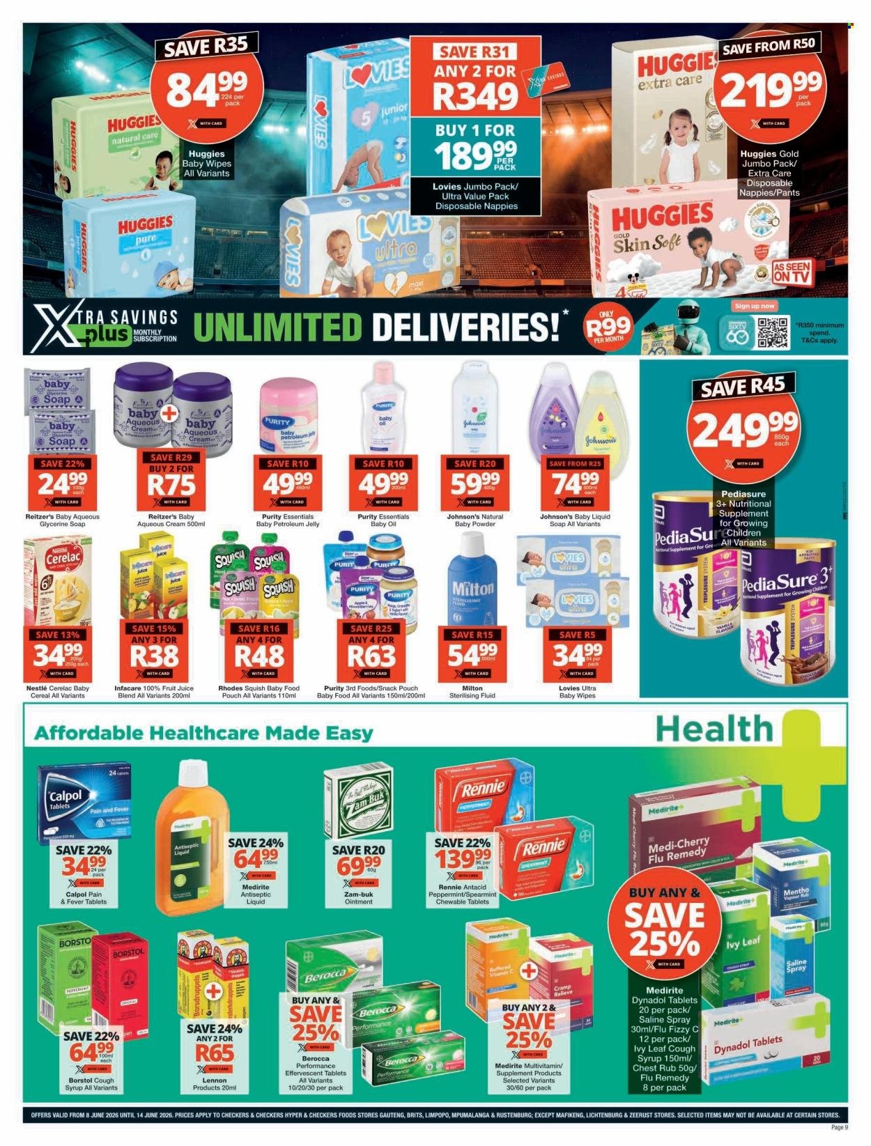 CHECKERS specials - XXL Savings Promotion Week 1
