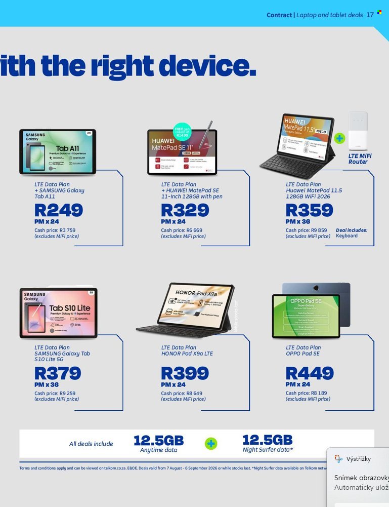 TELKOM specials - From Friday 7 Aug 2026