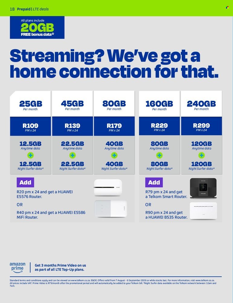TELKOM specials - From Friday 7 Aug 2026
