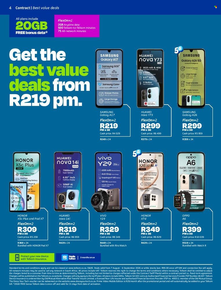 TELKOM specials - From Friday 7 Aug 2026