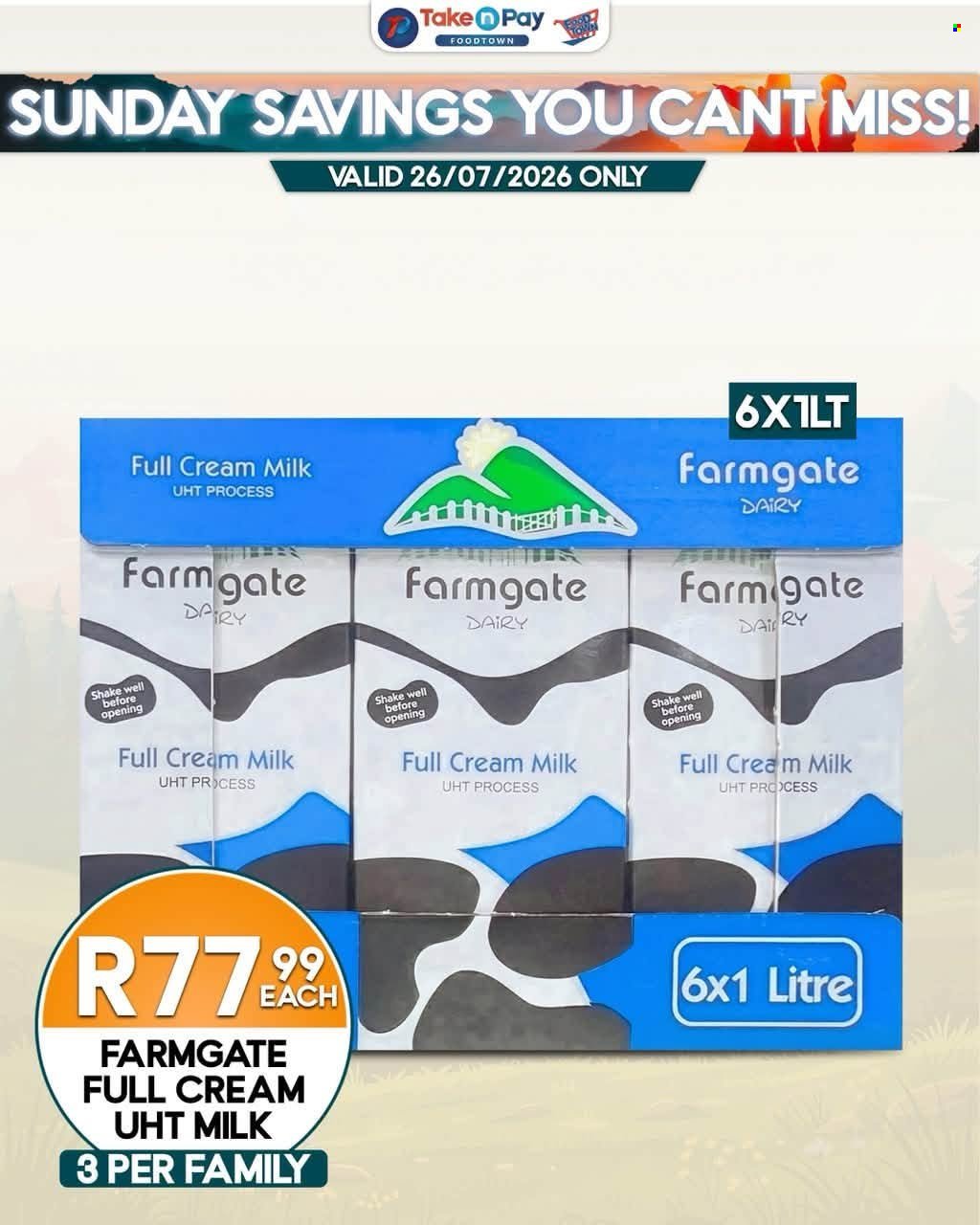 TAKE N PAY specials - From Sunday 26 Jul 2026