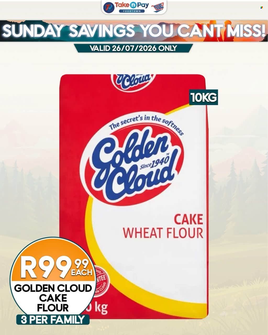 TAKE N PAY specials - From Sunday 26 Jul 2026