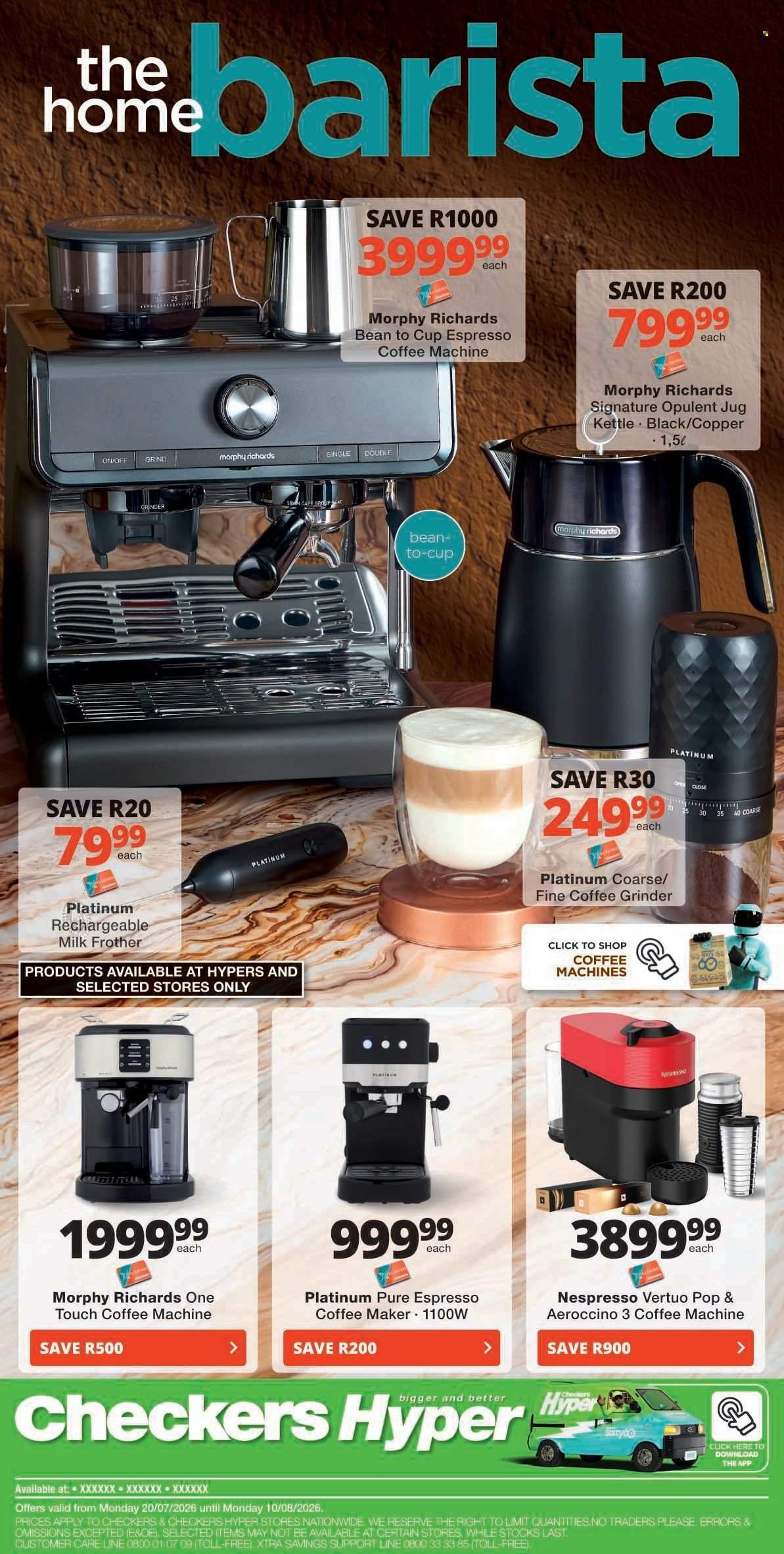 CHECKERS specials - Coffee Promotion