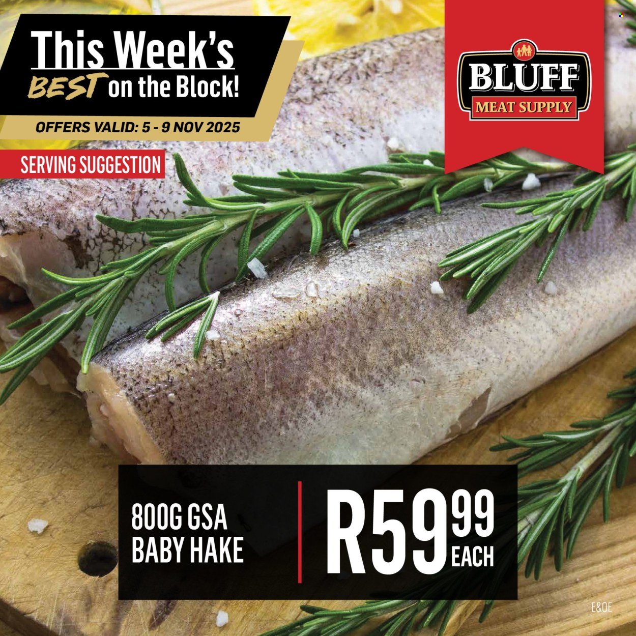 BLUFF MEAT SUPPLY specials - From Wednesday 5 Nov 2025 (2025-11-05 - 2025-11-09) | 5